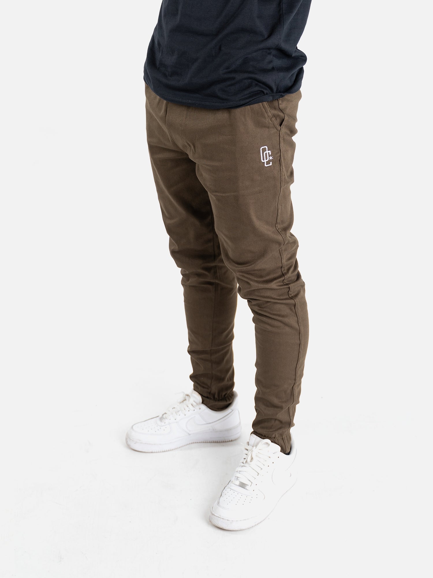 Calça Jogger Overcome "Logo" Verde Militar