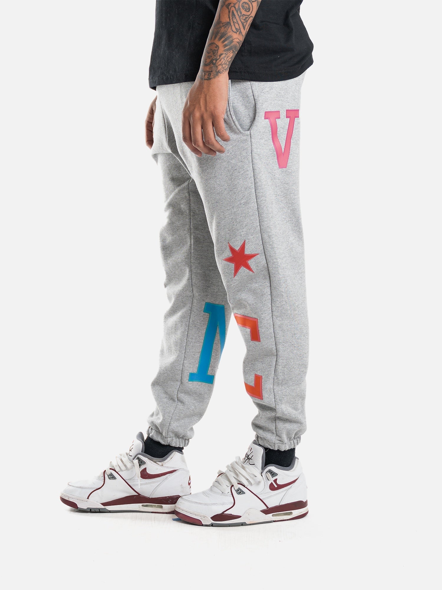 Calça Moletom Overcome OVCM Patch Cinza