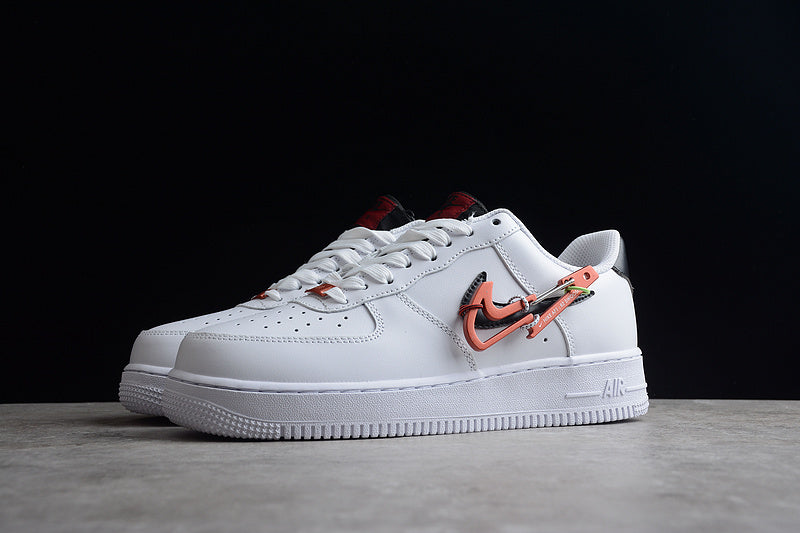 Air Force 1 Low Carabiner Swoosh Red