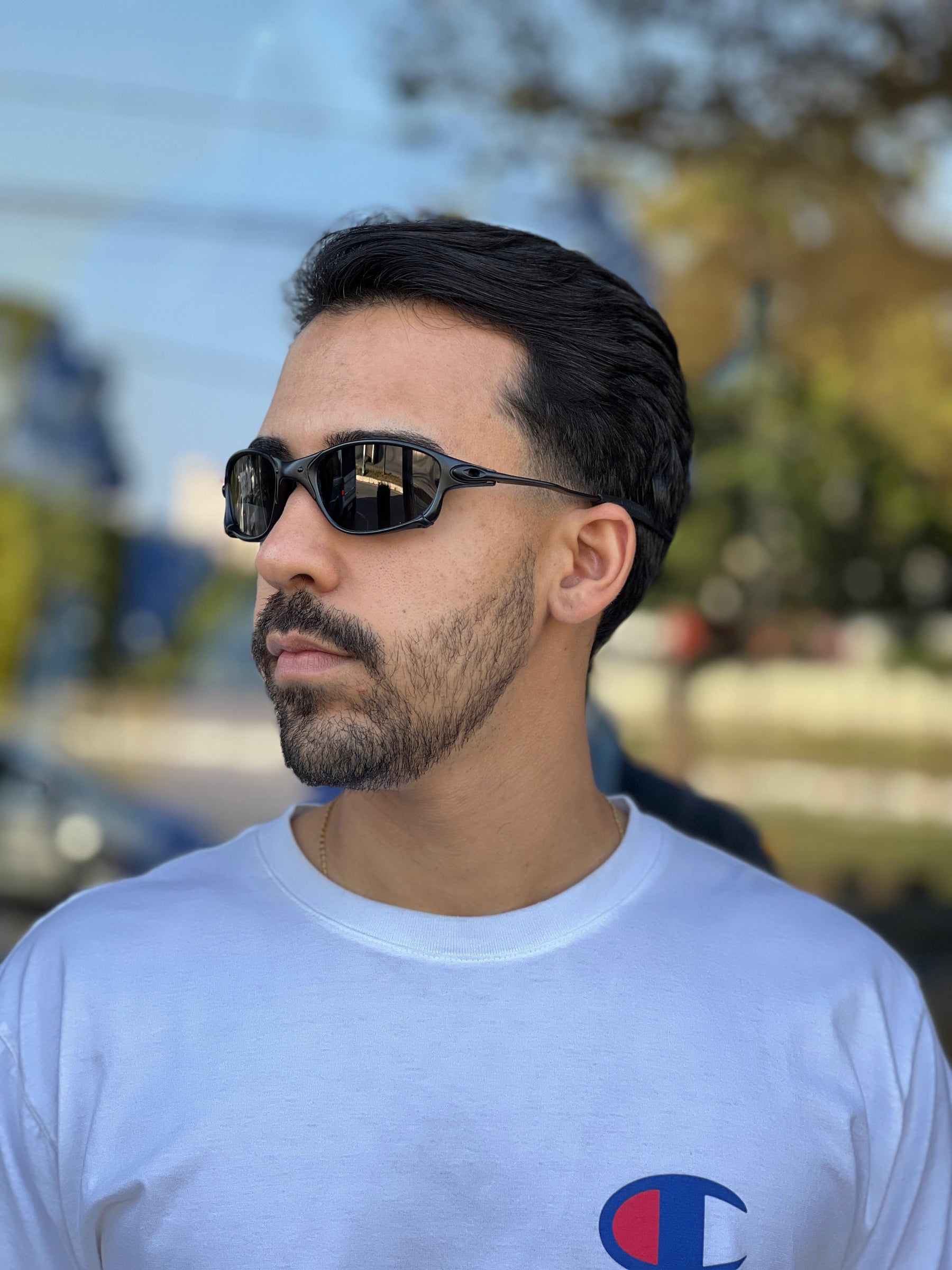 ÓCULOS DE SOL DOUBLE X CARBON LENTE ROXO