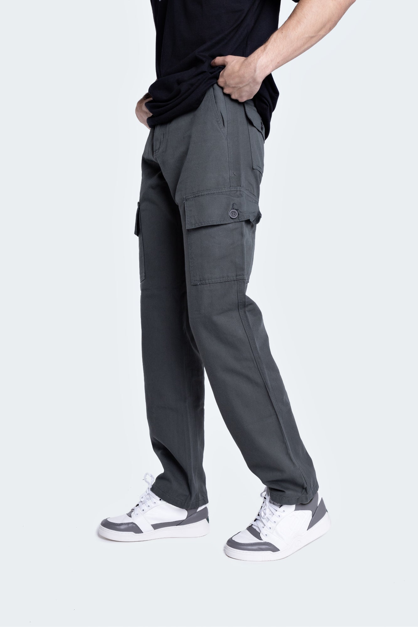 Calça Cargo Overcome Basic Cinza