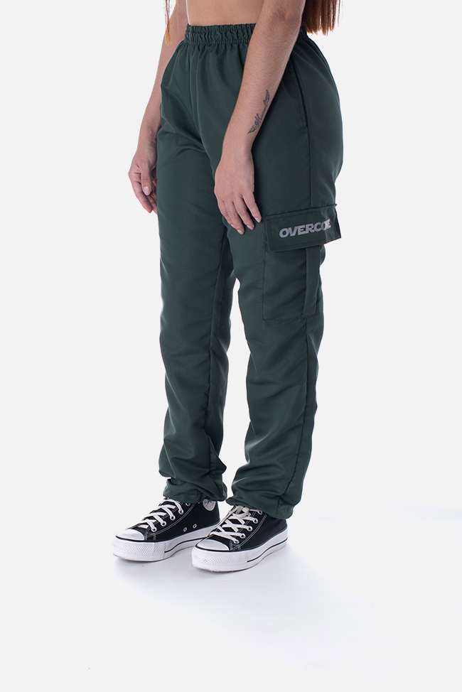 Calça Overcome "New Cargo Refletiva" Verde