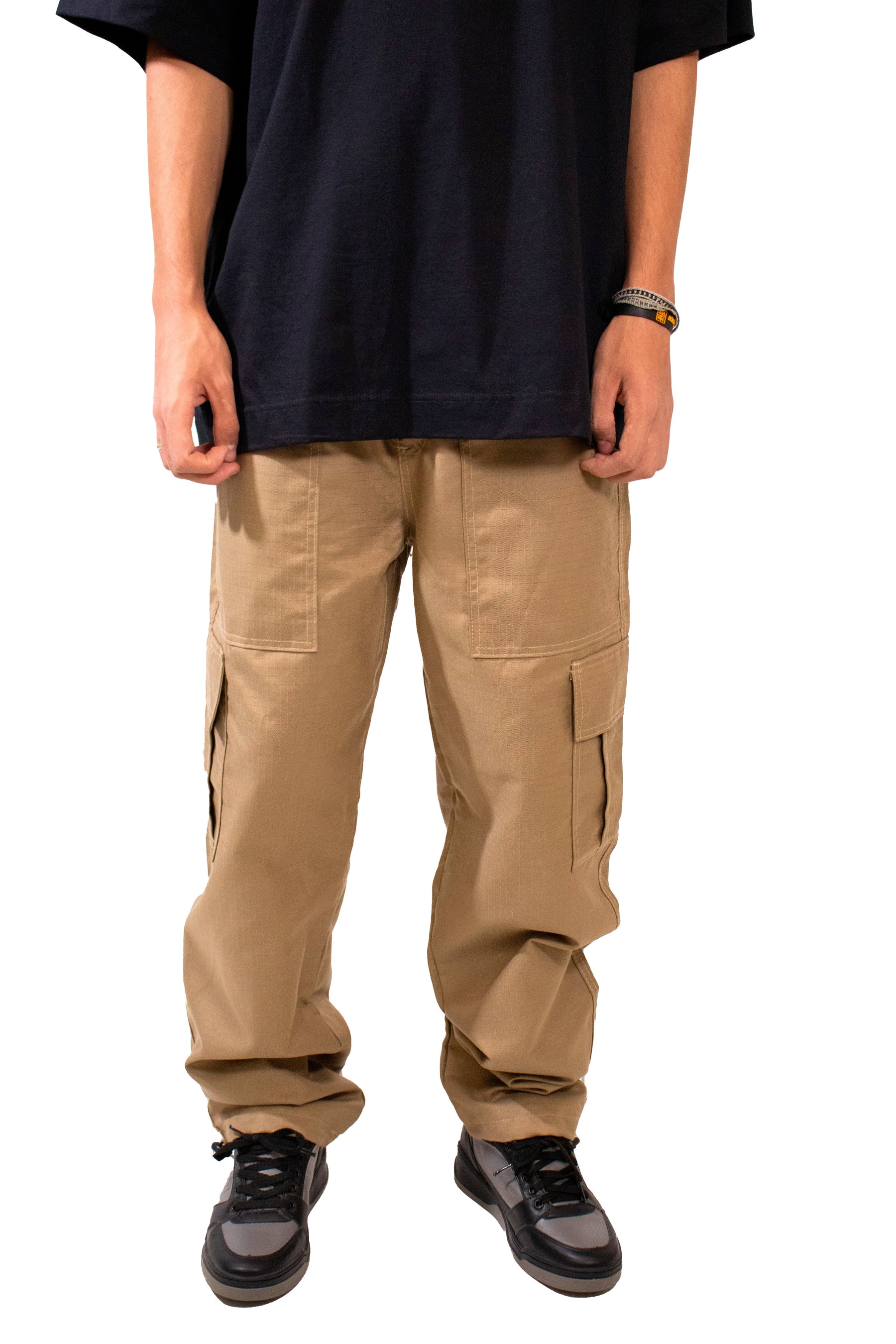 Calça Cargo Rip Stop Overcome Basic Caqui