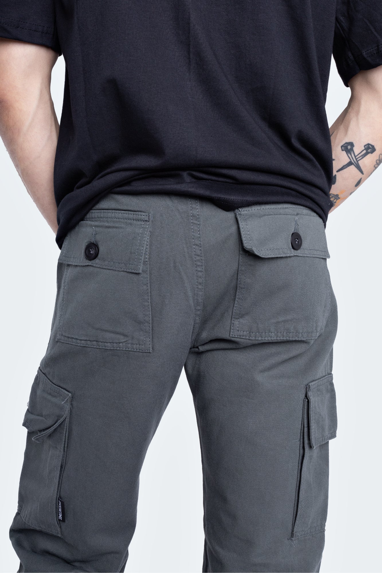 Calça Cargo Overcome Basic Cinza