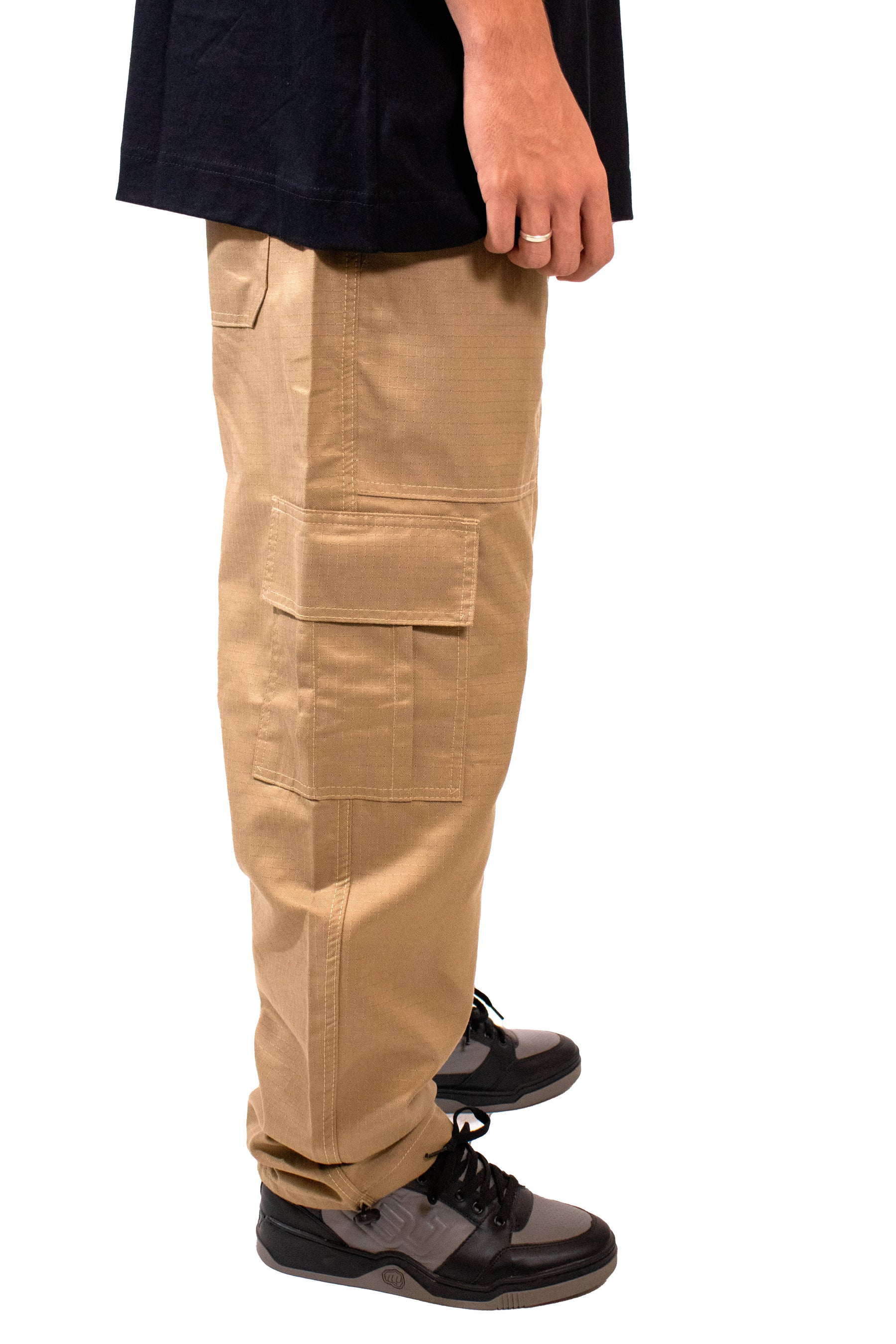 Calça Cargo Rip Stop Overcome Basic Caqui