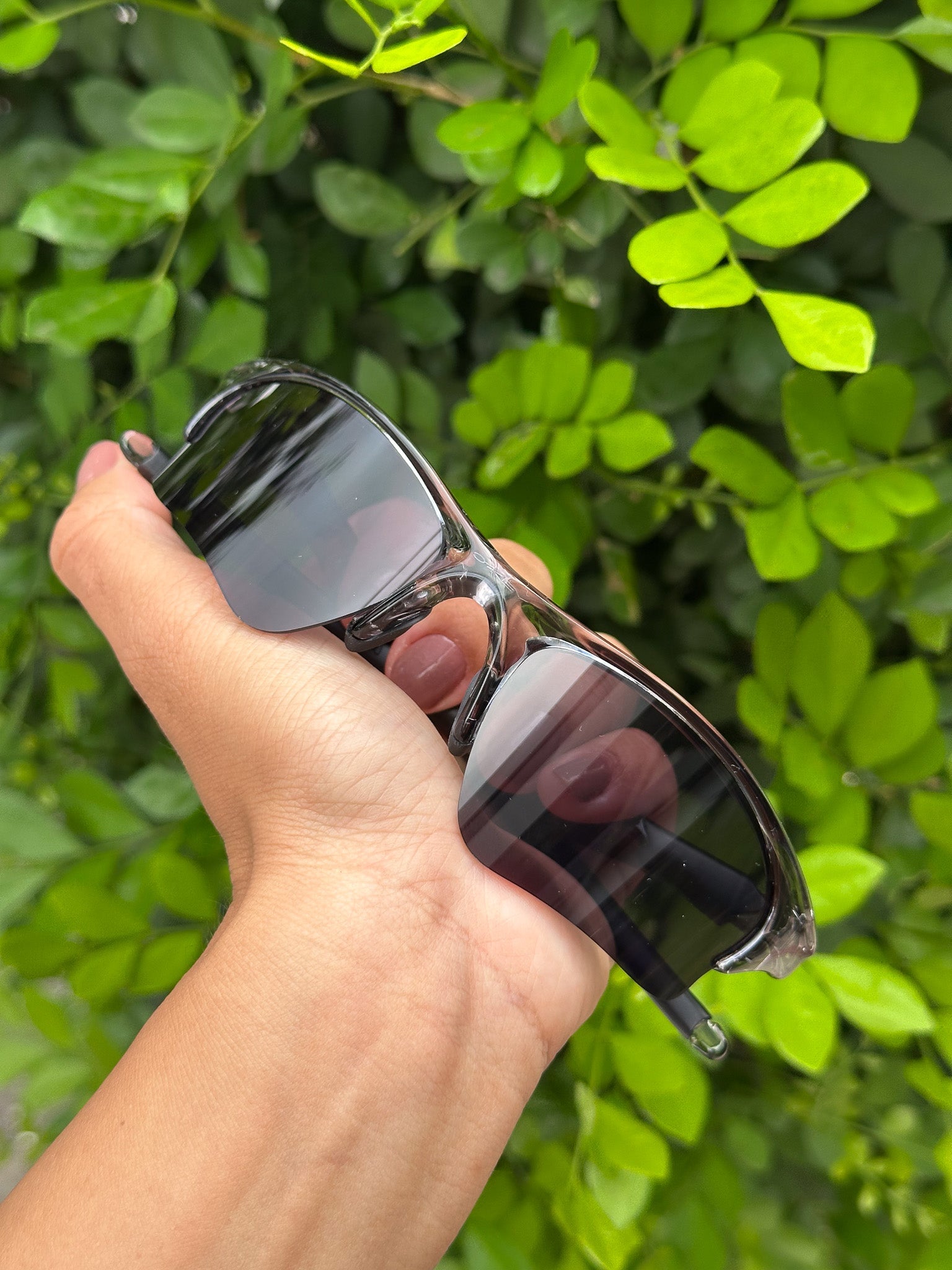 ÓCULOS DE SOL HALF JACKET BLACK FUME