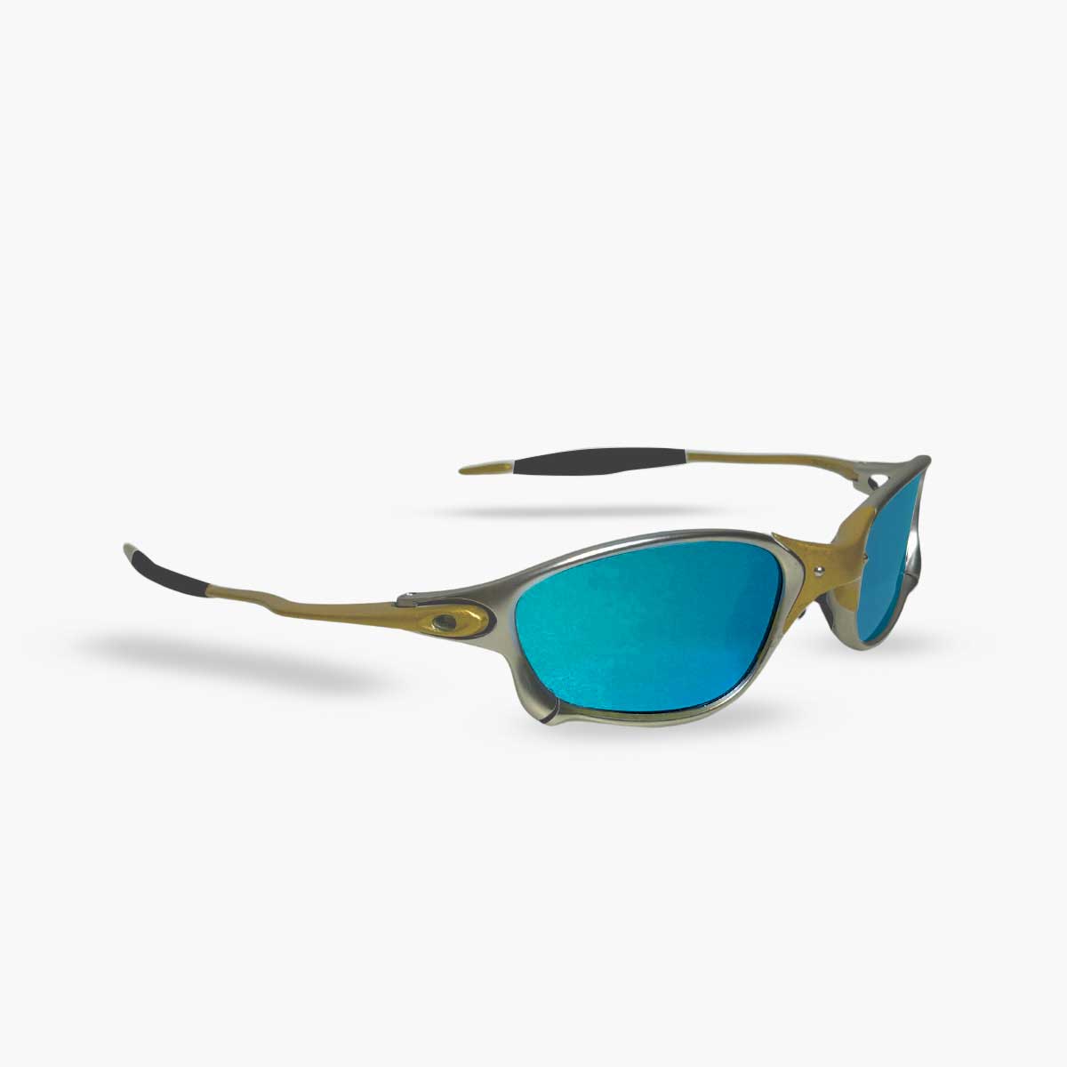 ÓCULOS DE SOL DOUBLE X 24K LENTE AZUL ICE THUG