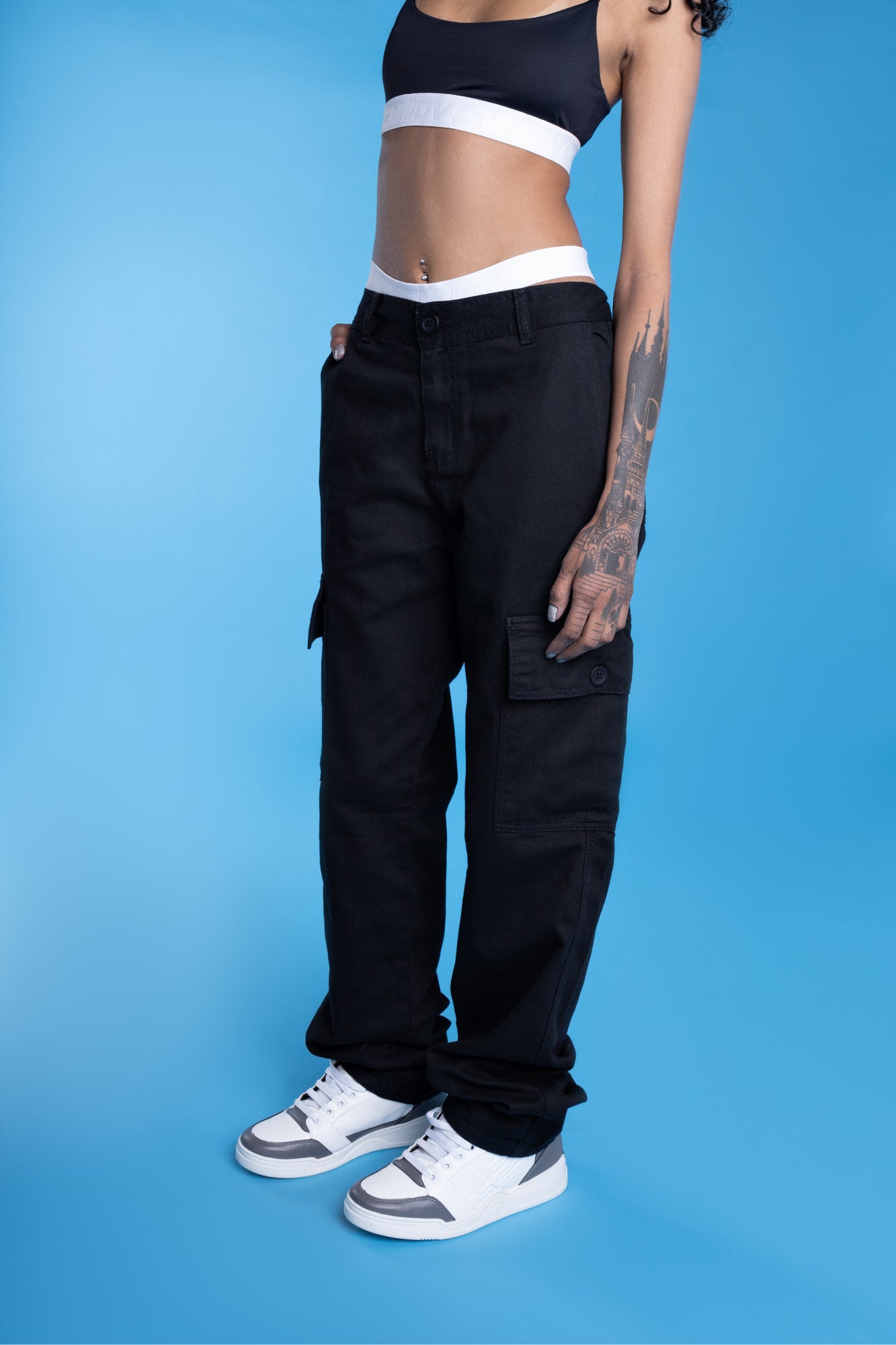 Calça Cargo Overcome Basic Preta