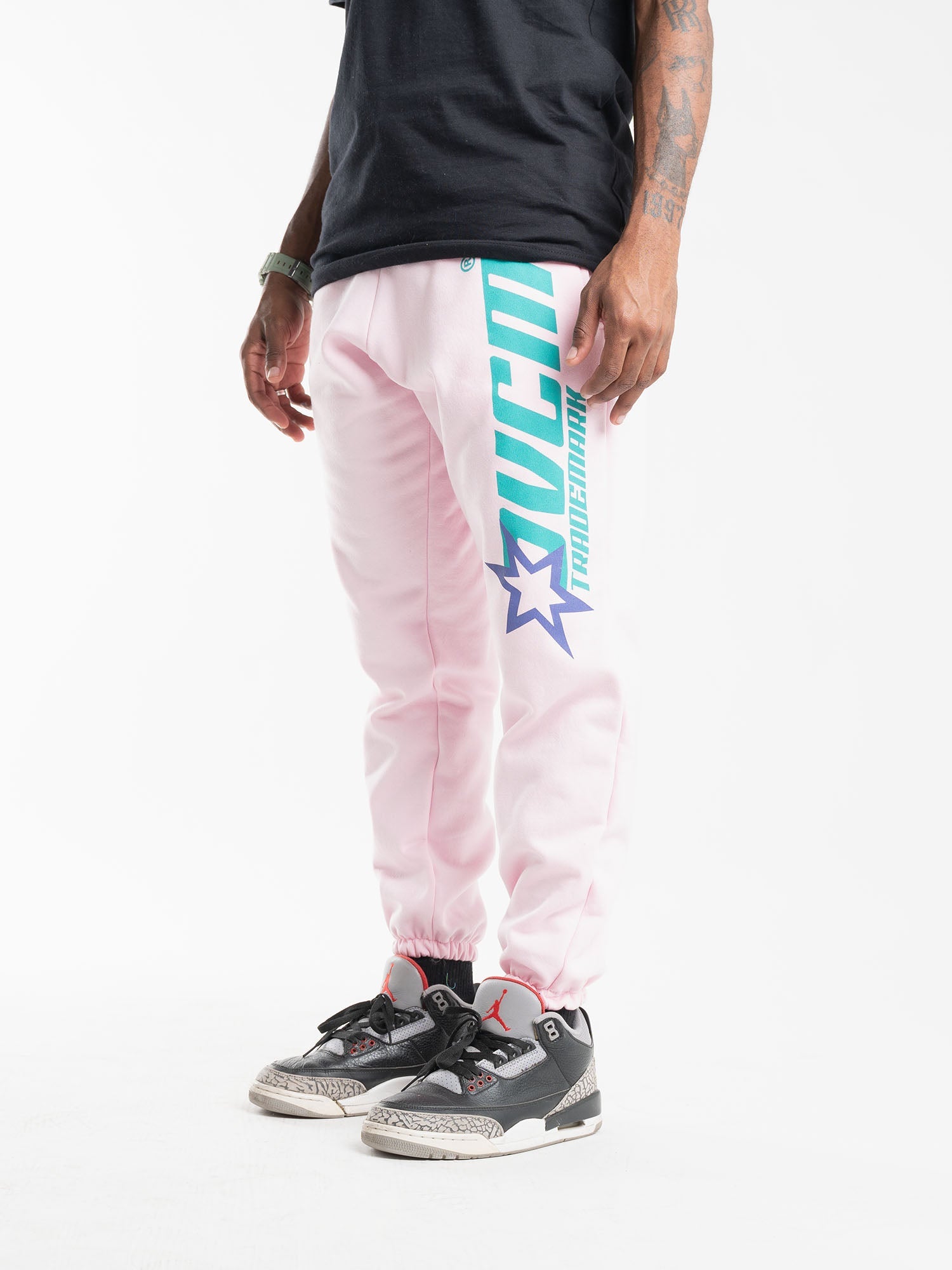 Calça Moletom Overcome Cosmic Rosa