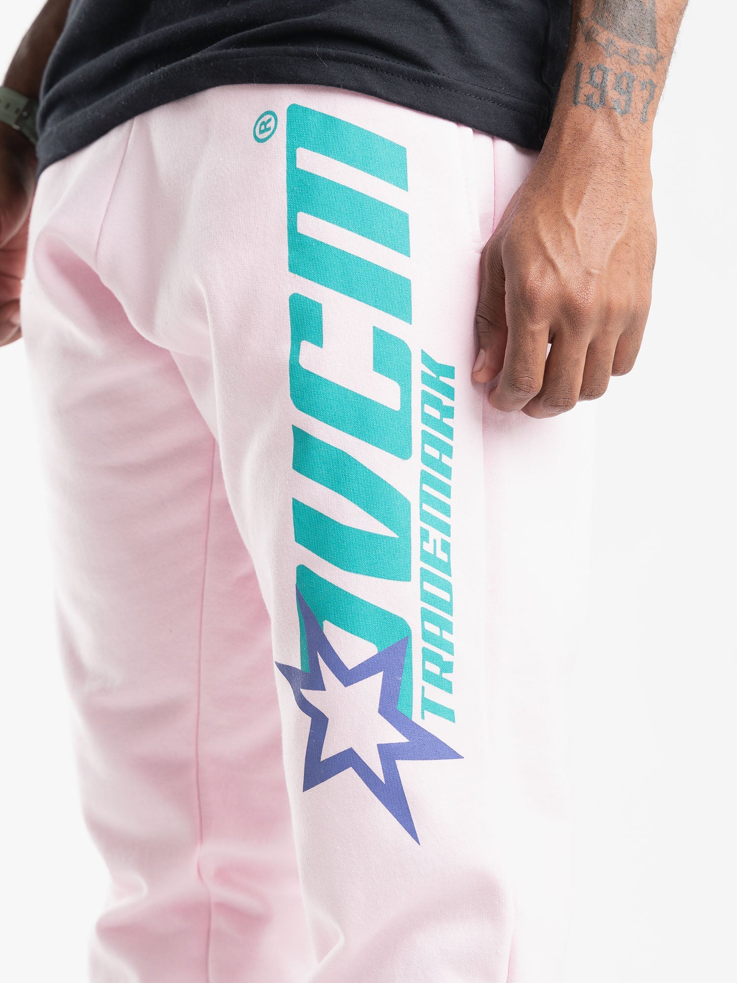 Calça Moletom Overcome Cosmic Rosa