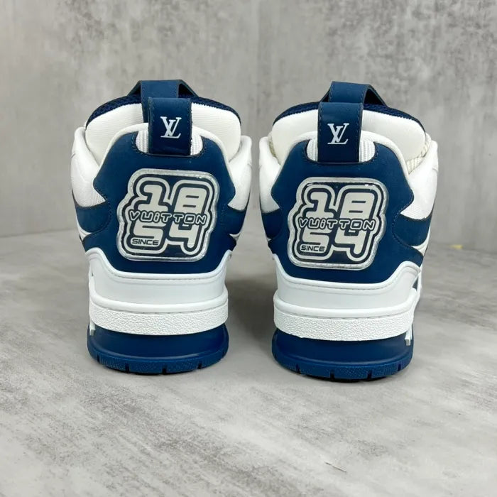 Pronta Entrega - Louis Vuitton LV Skate Sneaker Marine White