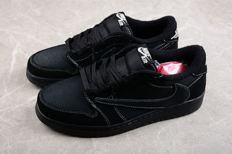 Pronta Entrega - Travis Scott x Air Jordan 1 Low OG Triple Black