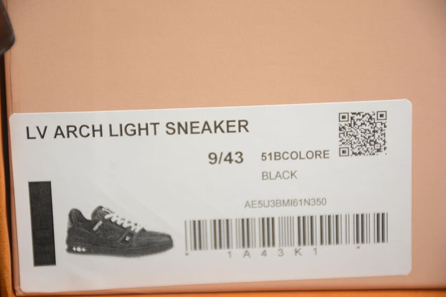 Pronta Entrega - Louis Vuitton LV Trainer Black