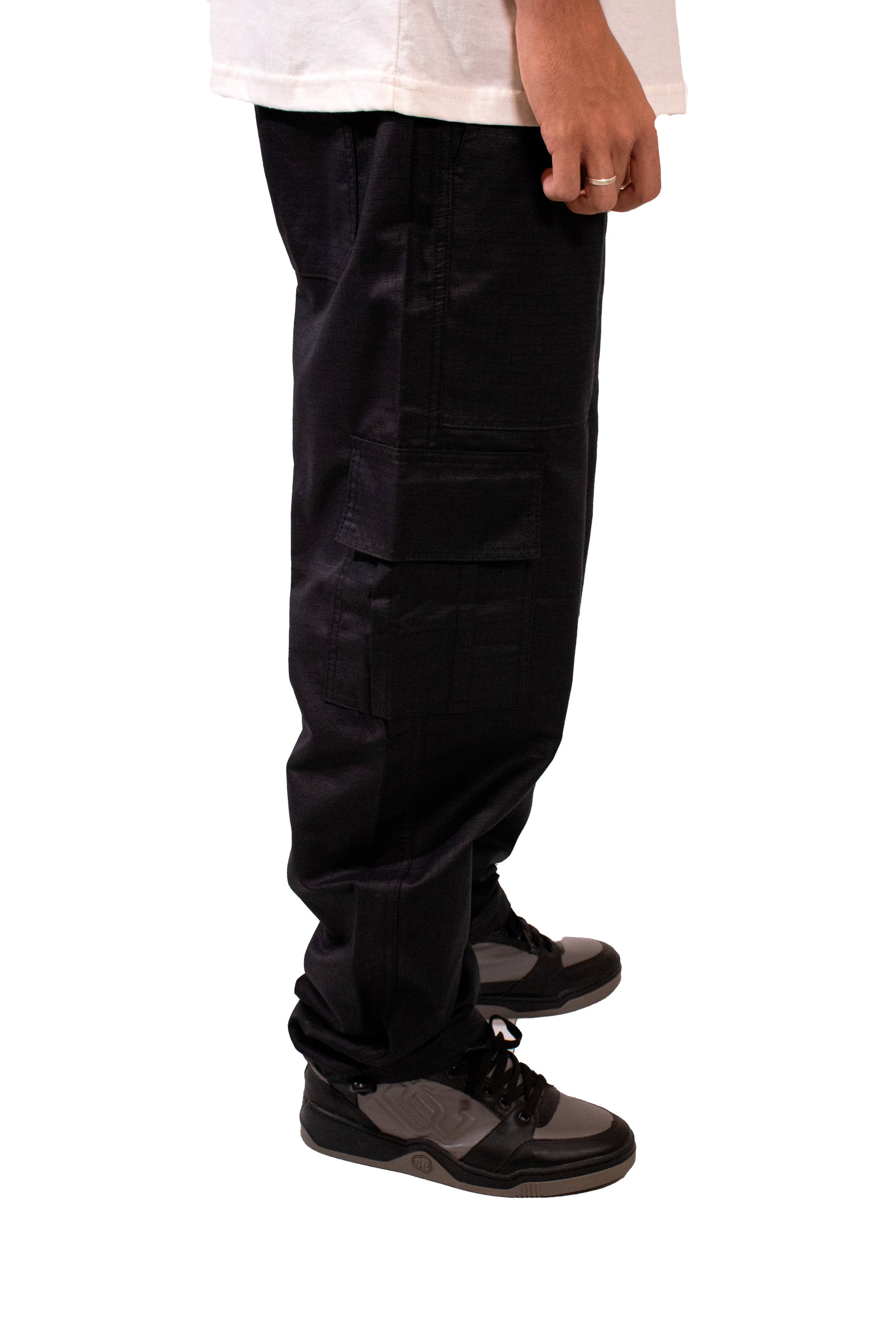 Calça Cargo Rip Stop Overcome Basic Preta