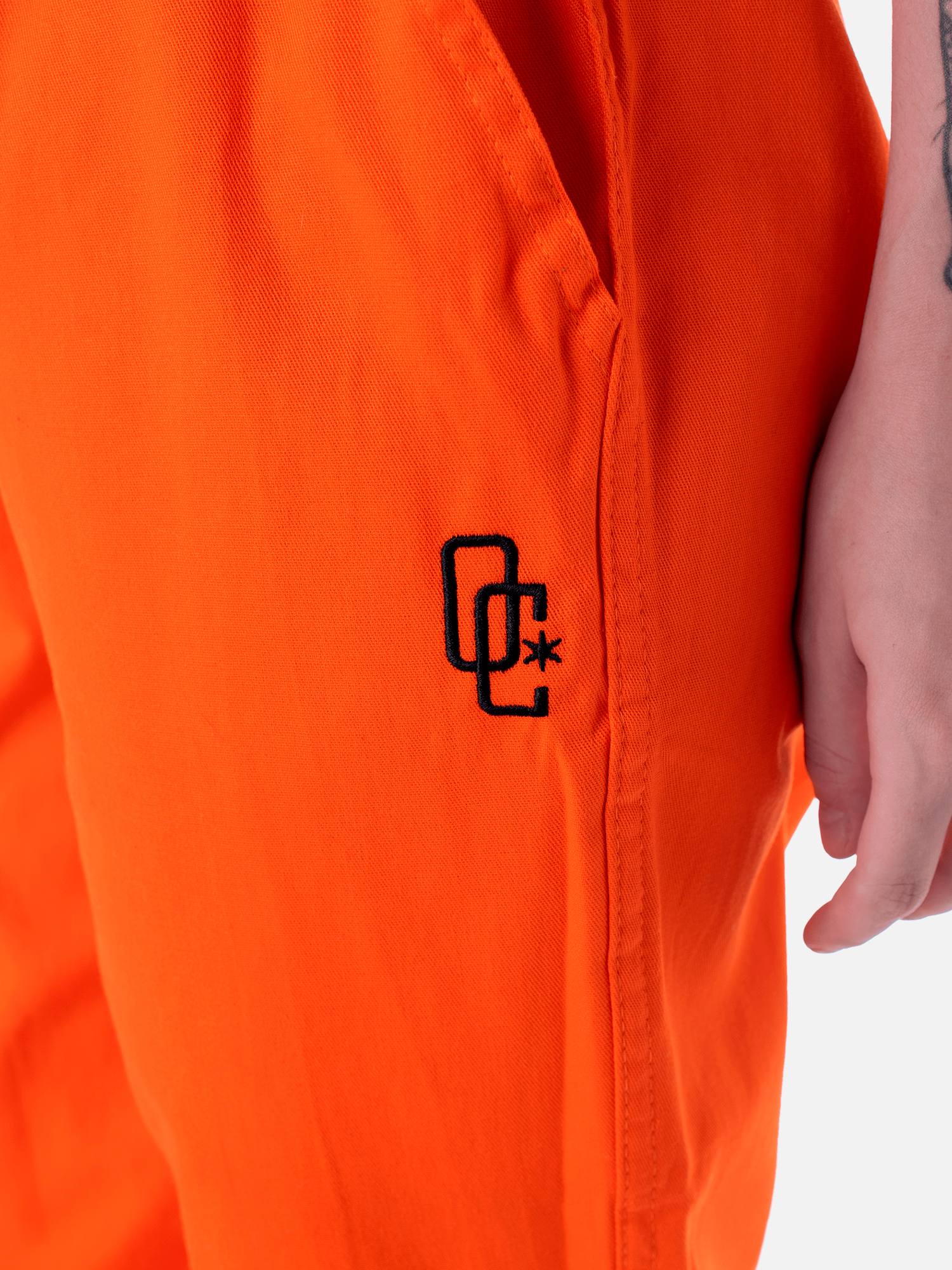 Calça Jogger Overcome "Logo" Laranja