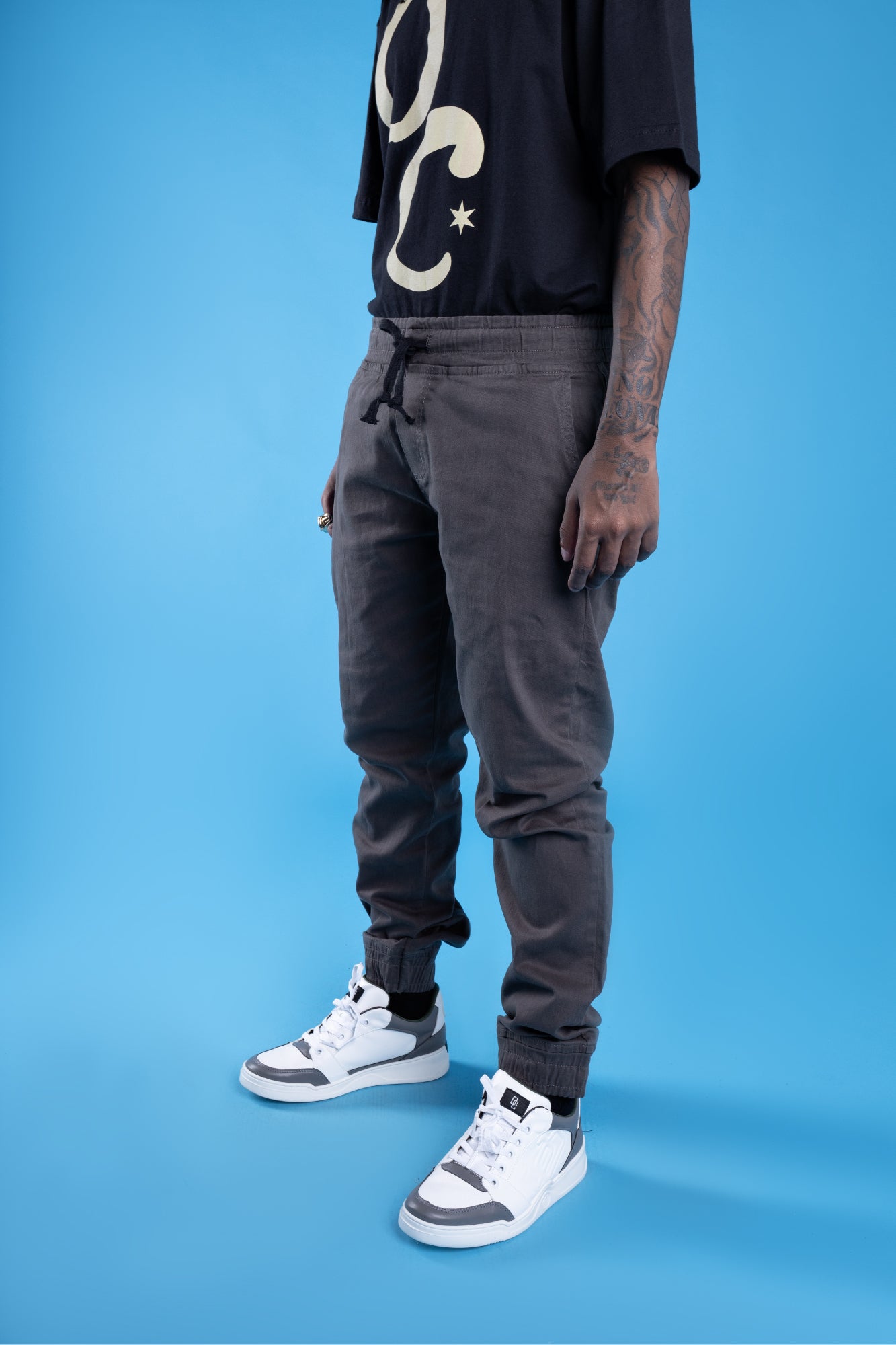 Calça Jogger Overcome Lisa Cinza