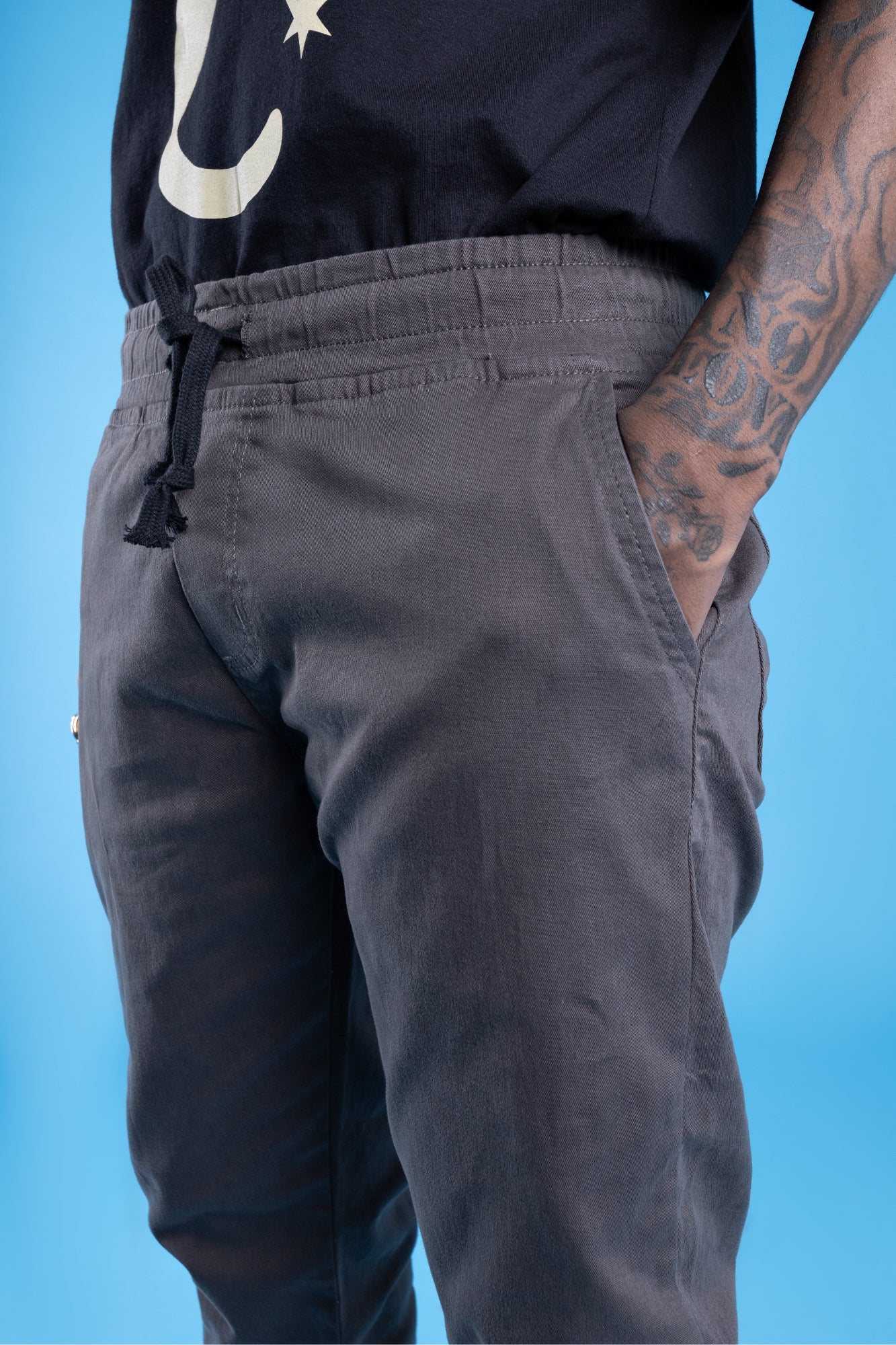 Calça Jogger Overcome Lisa Cinza