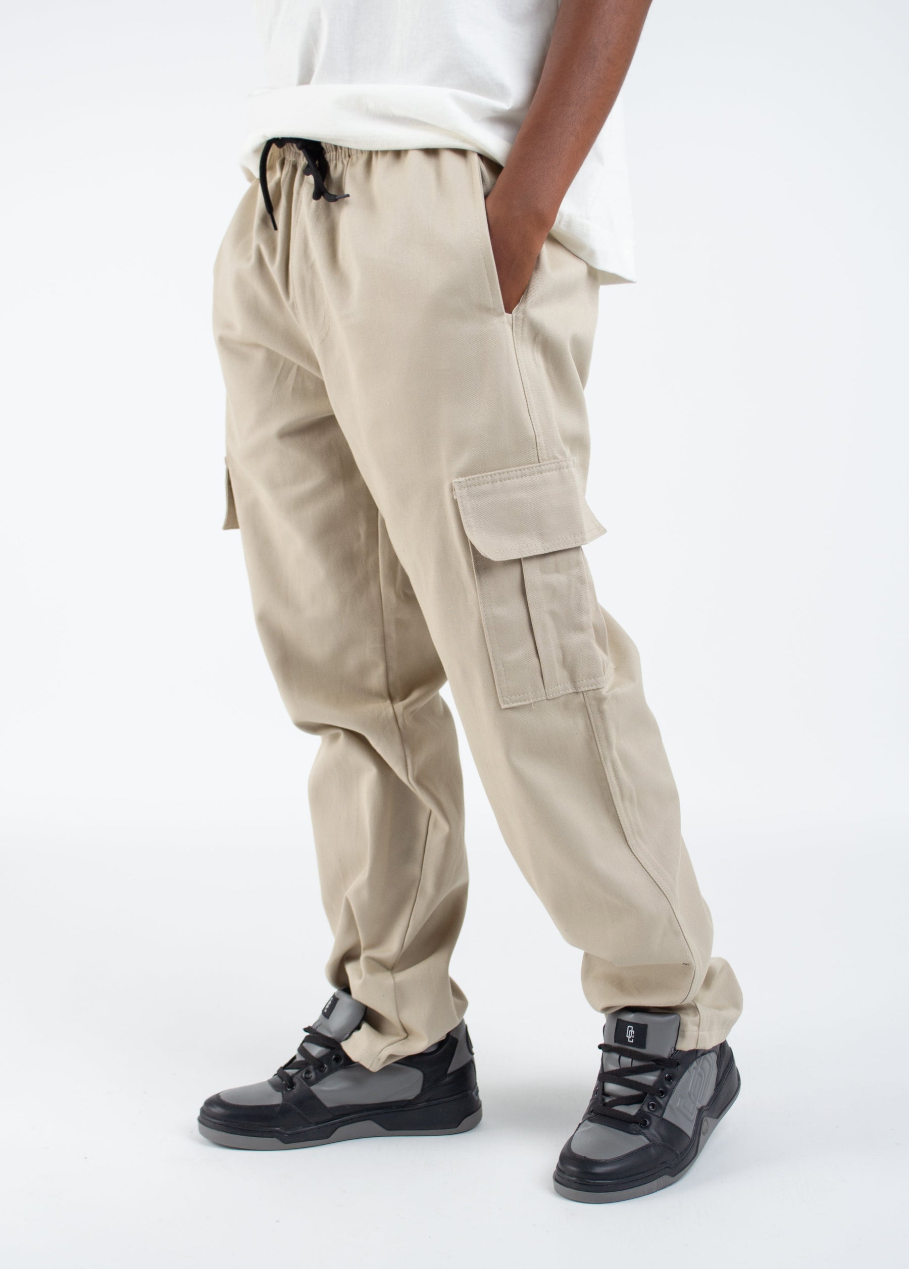 Calça Cargo Overcome Basics Bege