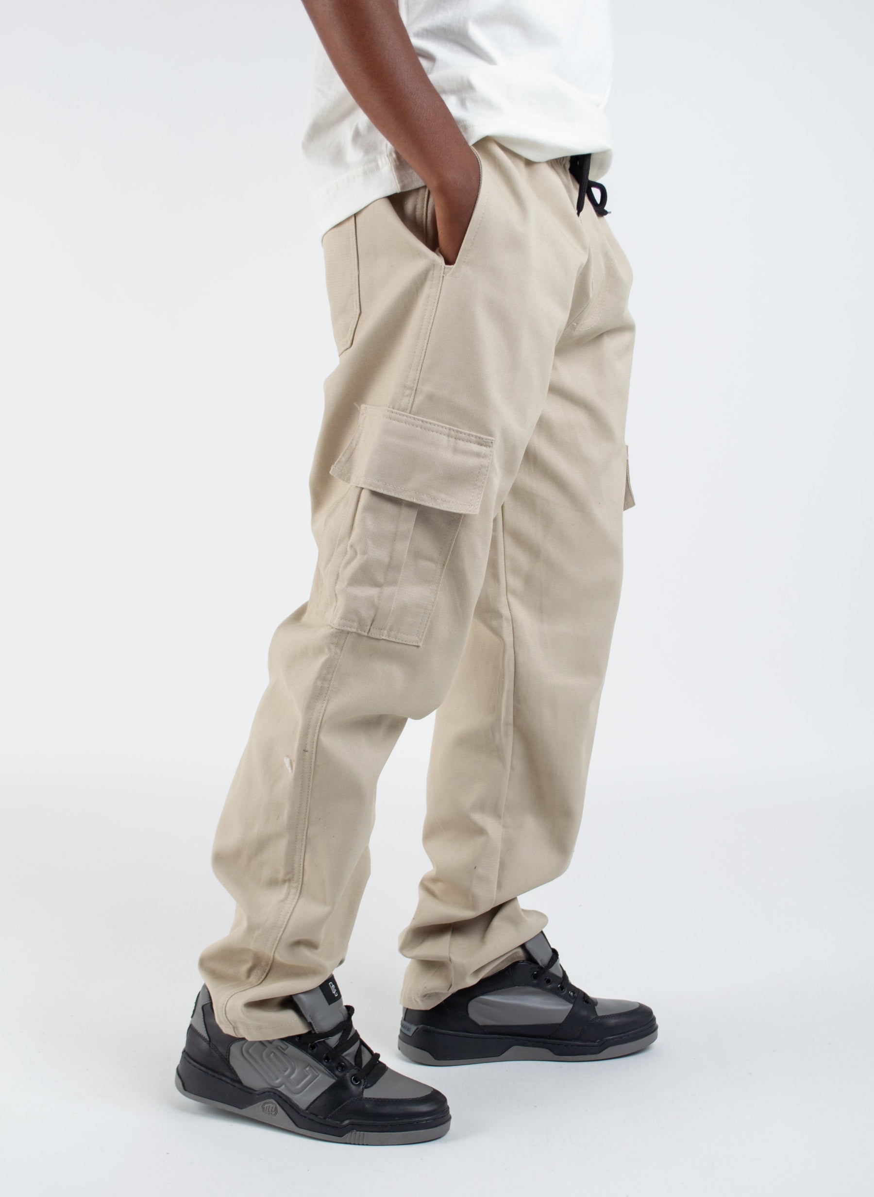 Calça Cargo Overcome Basics Bege