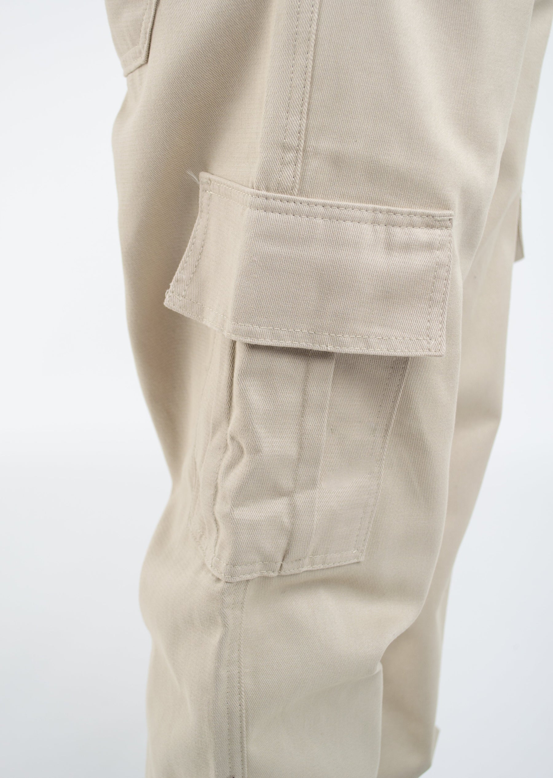Calça Cargo Overcome Basics Bege