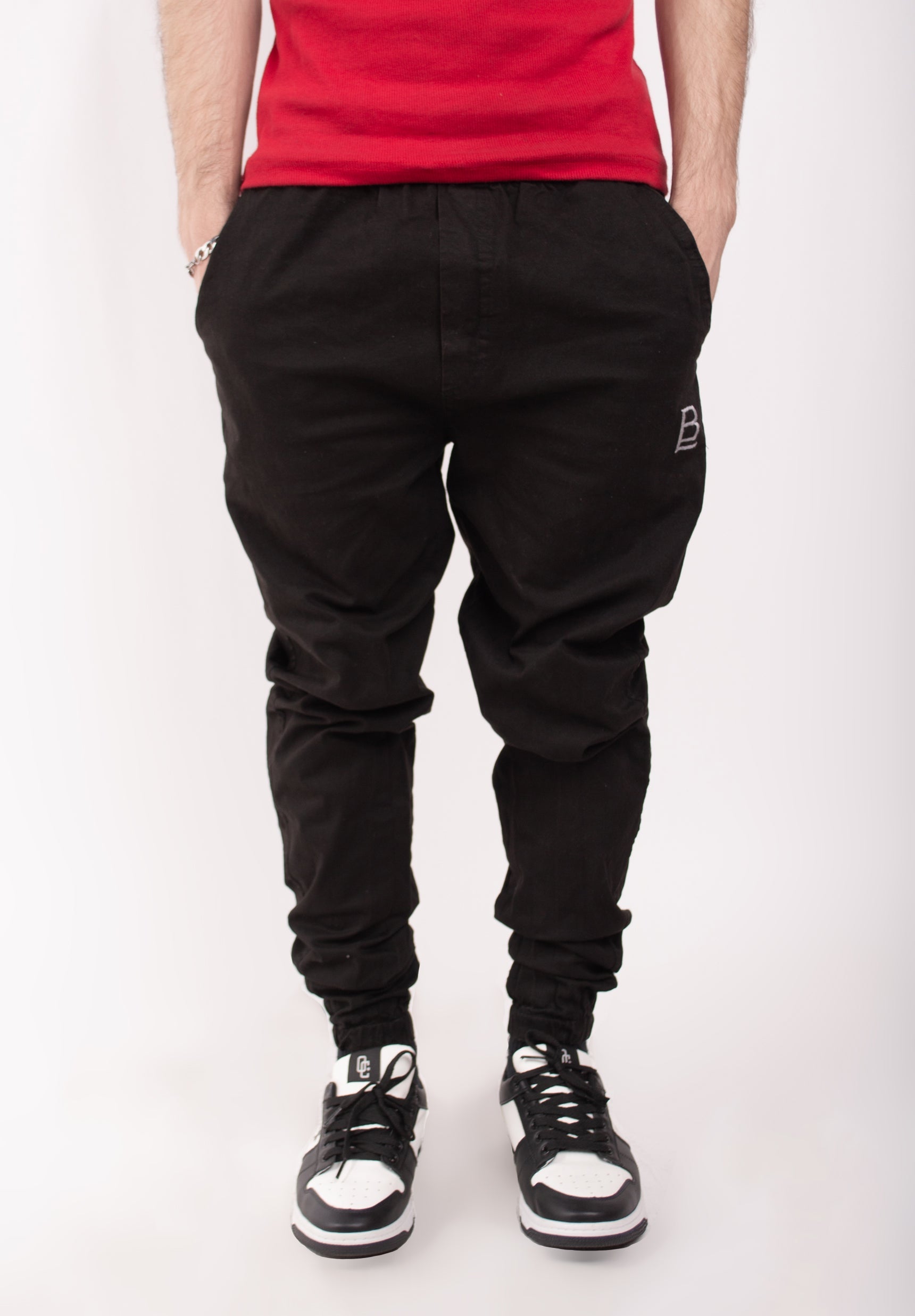 Calça Jogger Burglar "Logo Basic" Preta