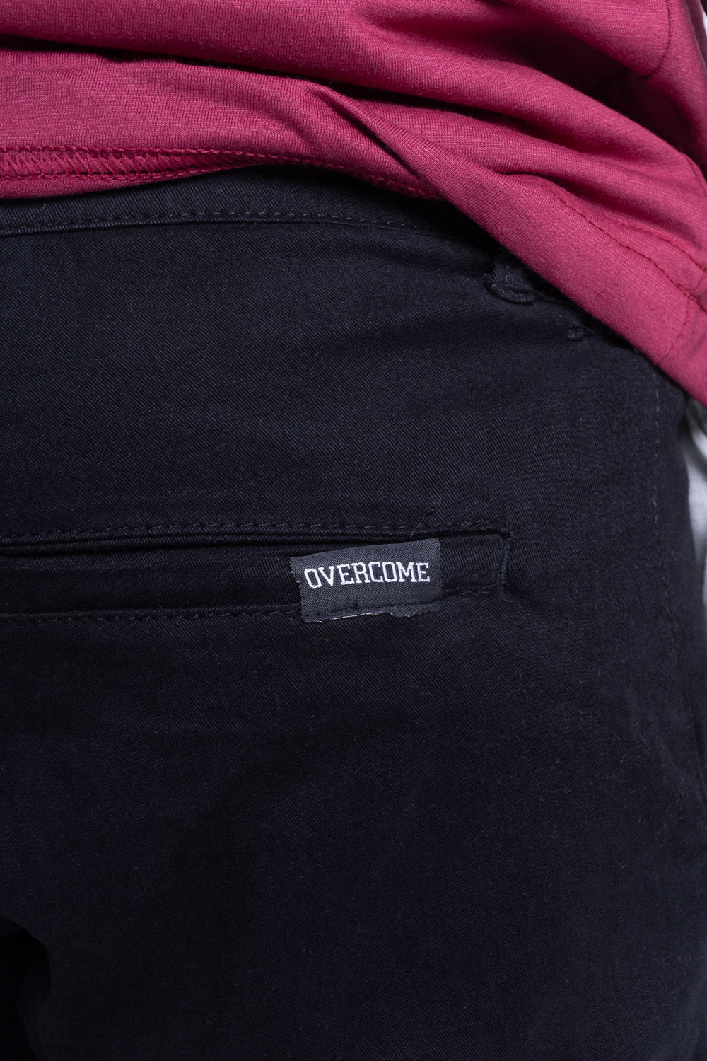 Calça Overcome Chino Logo Preta