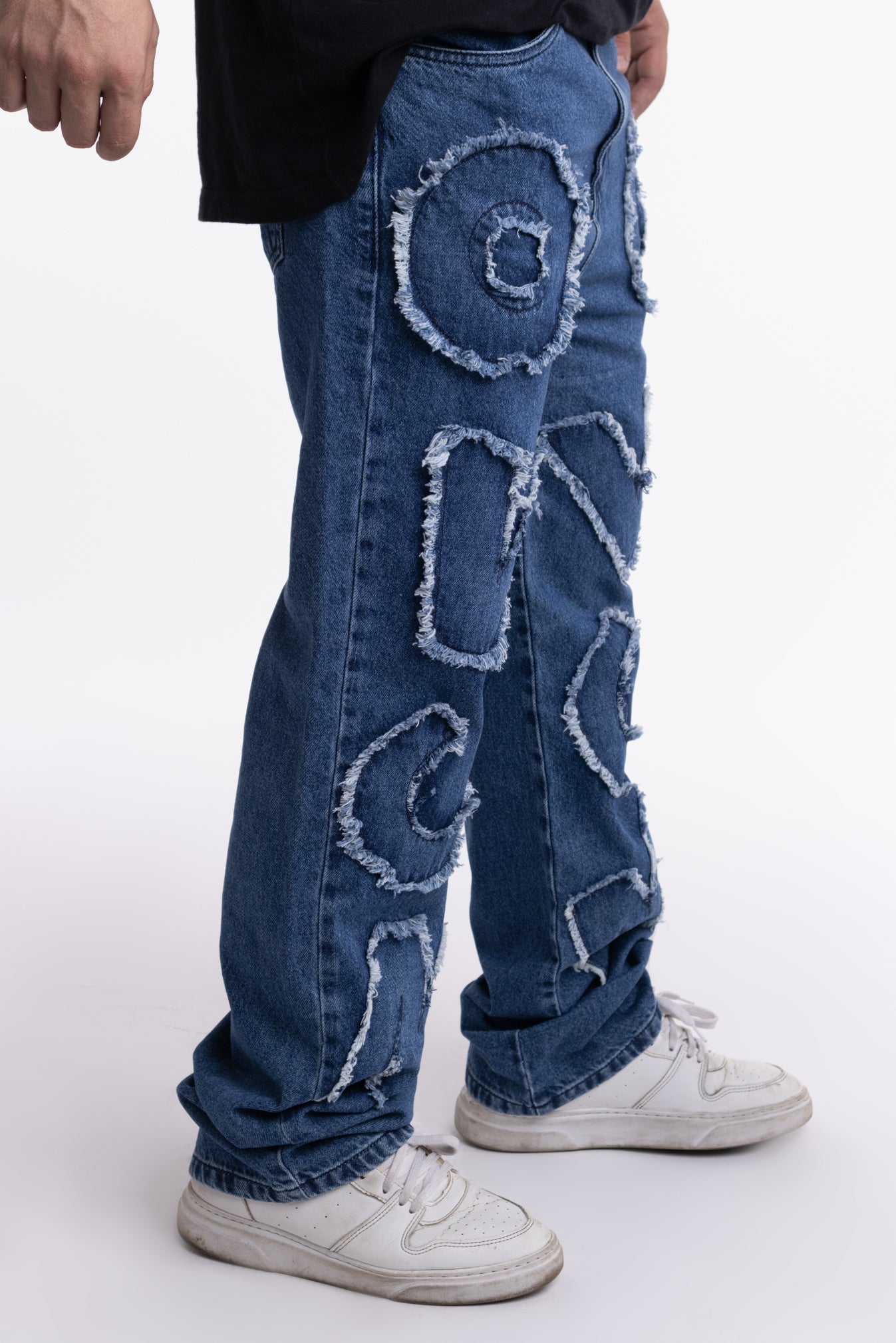 Calça Jeans Overcome Letters Azul