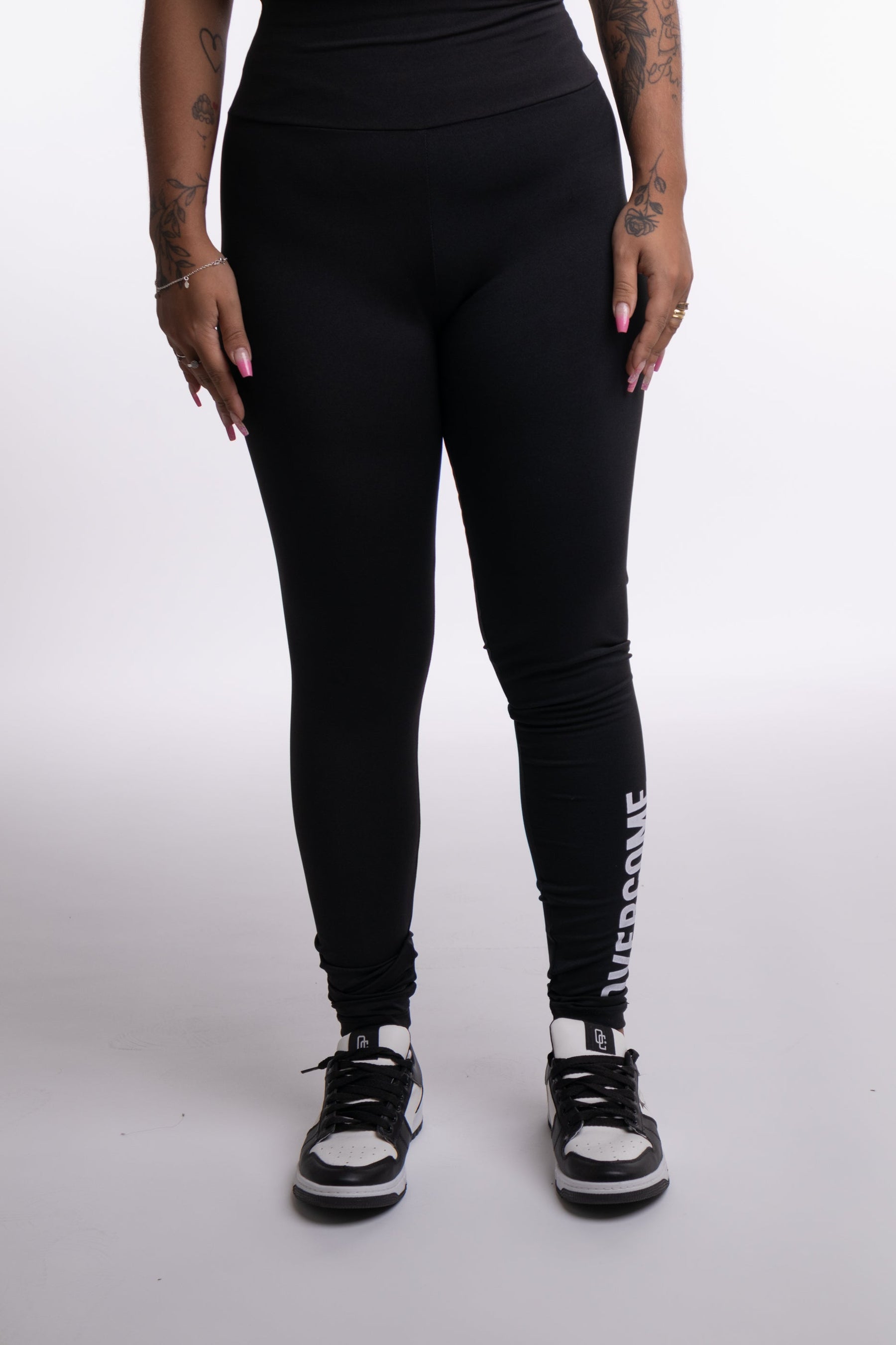Calça Overcome Legging Logobox Vertical Preta