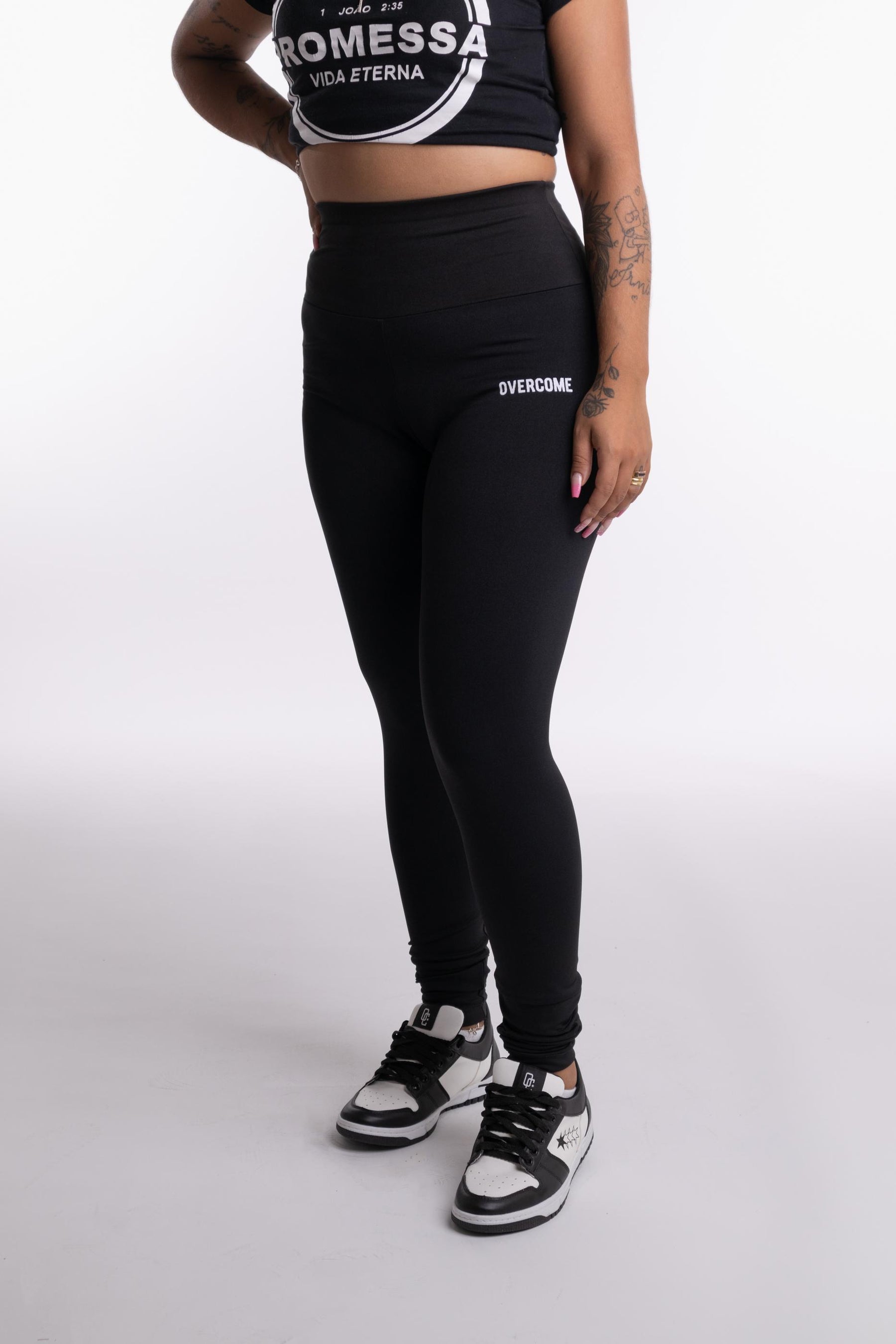 Calça Overcome Legging Logobox Classic Preta