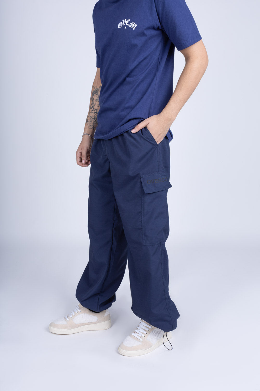 Calça Overcome Parachute Azul Marinho