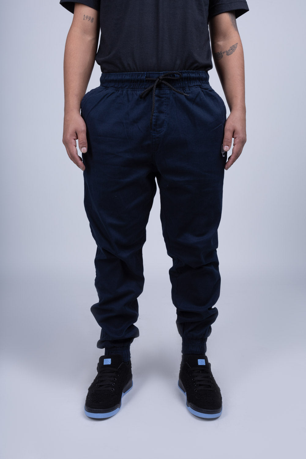 Calça Jogger Overcome "Logo" Azul Marinho