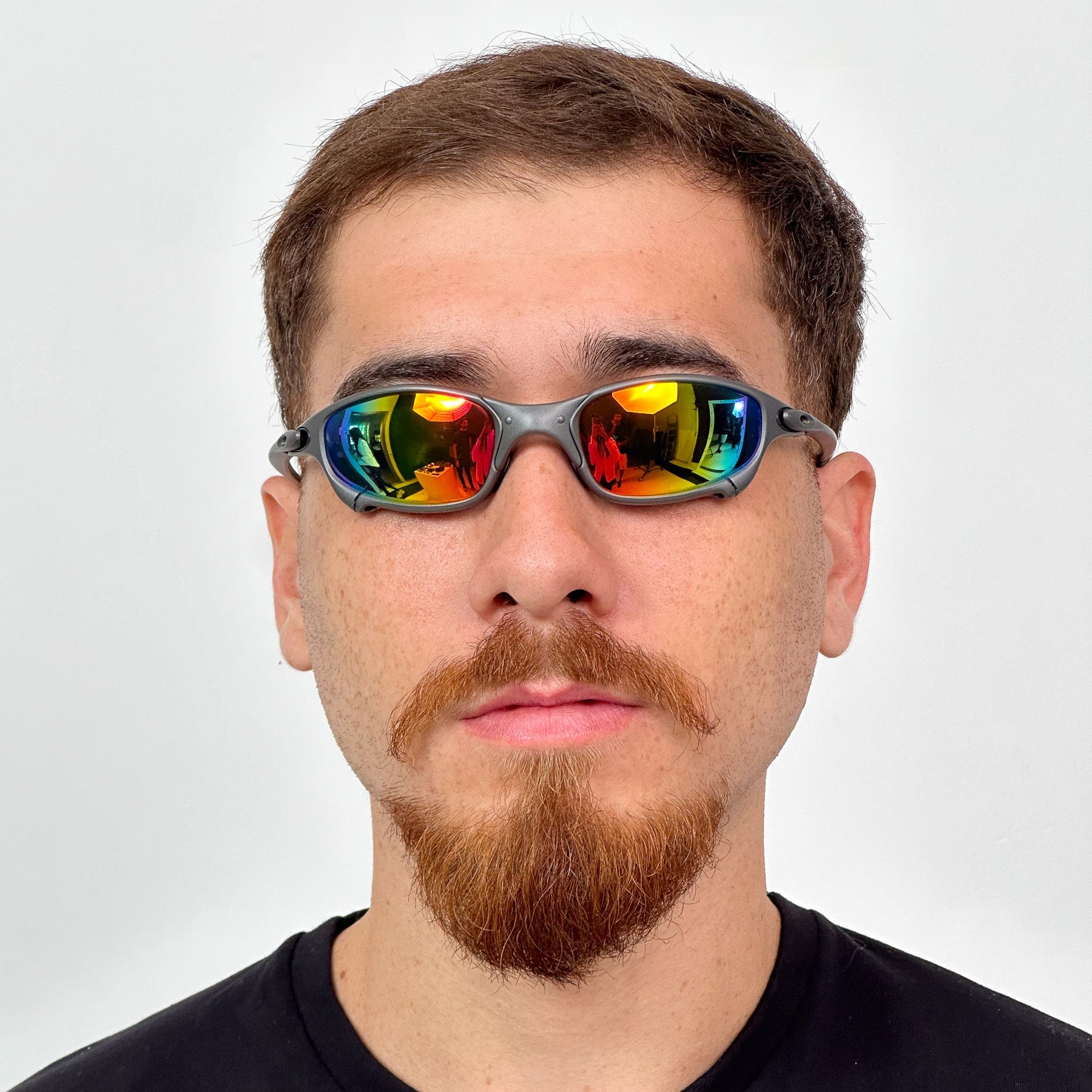 ÓCULOS DE SOL JULIET X METAL LENTE AZUL ESCURO