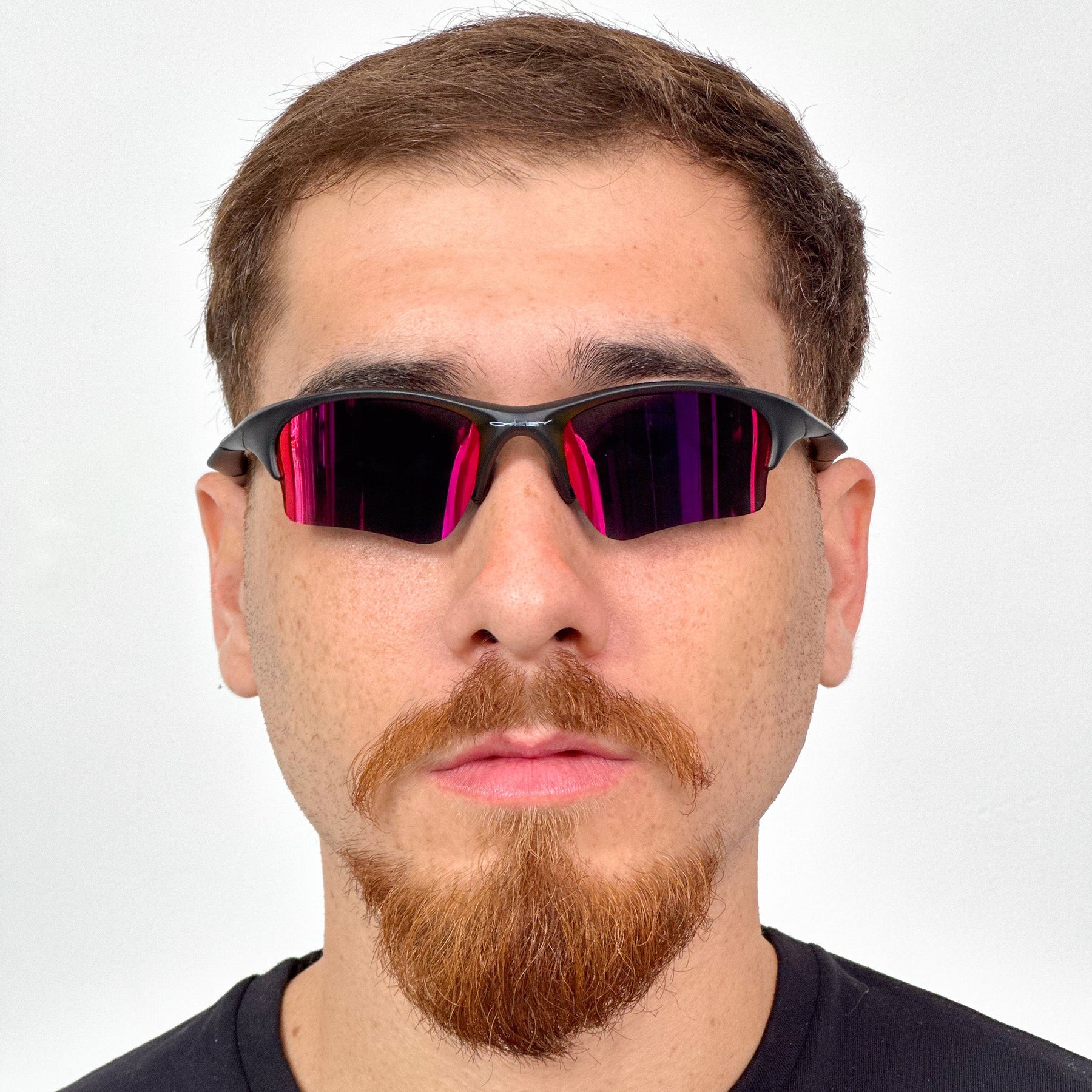 ÓCULOS DE SOL HALF JACKET PRETO LENTE TANZANITE