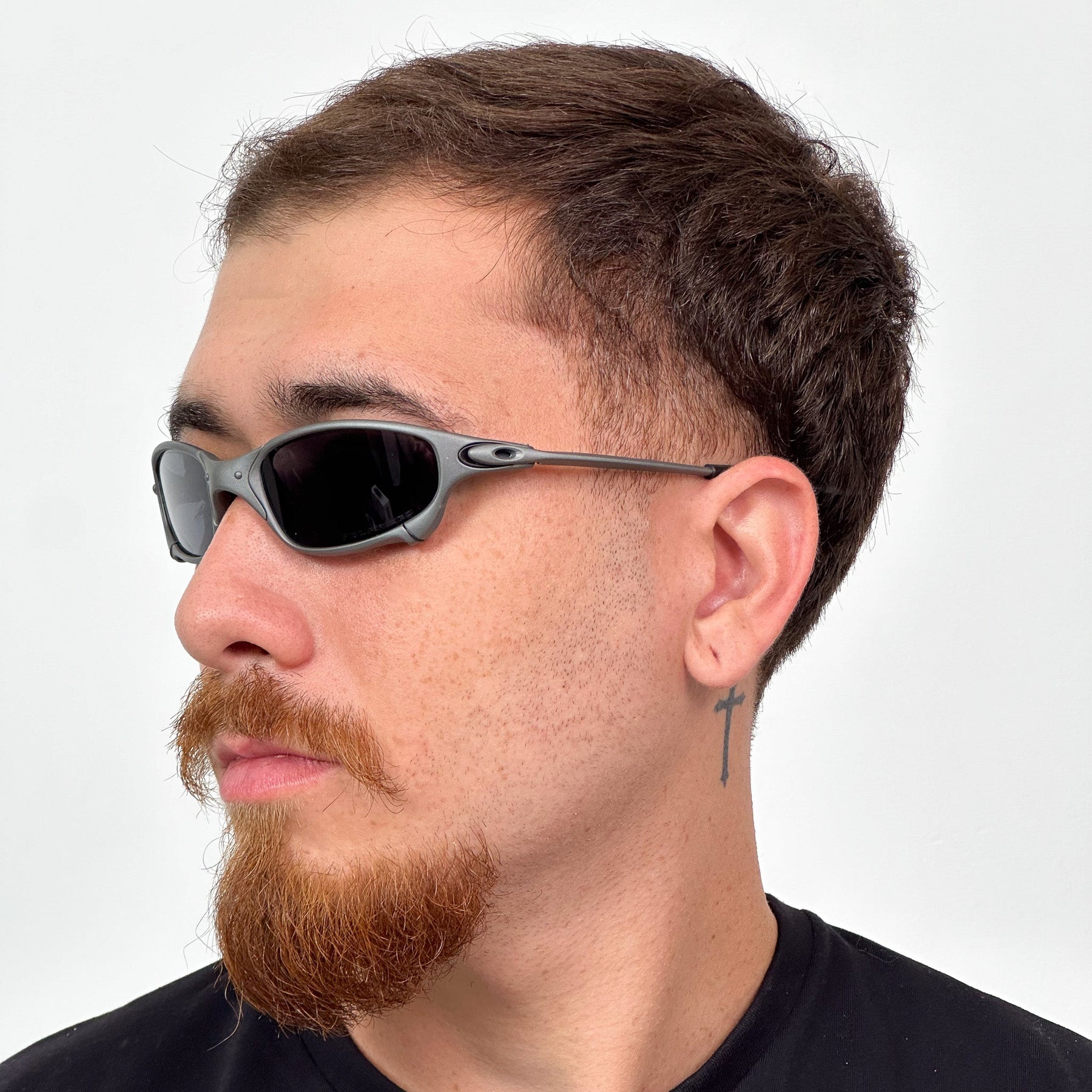 ÓCULOS DE SOL JULIET X METAL LENTE AZUL ESCURO