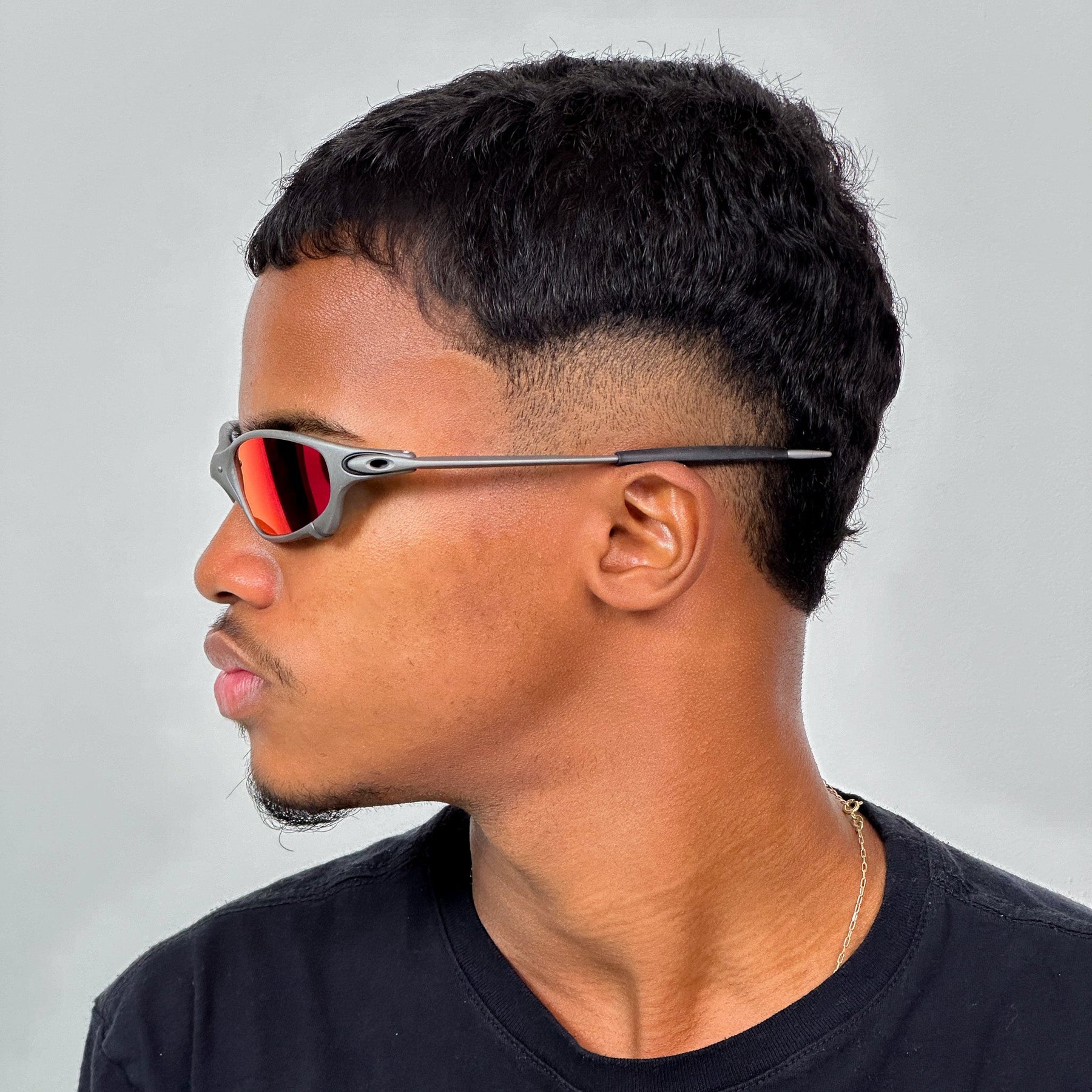 ÓCULOS DE SOL JULIET X METAL LENTE VERMELHO RUBY