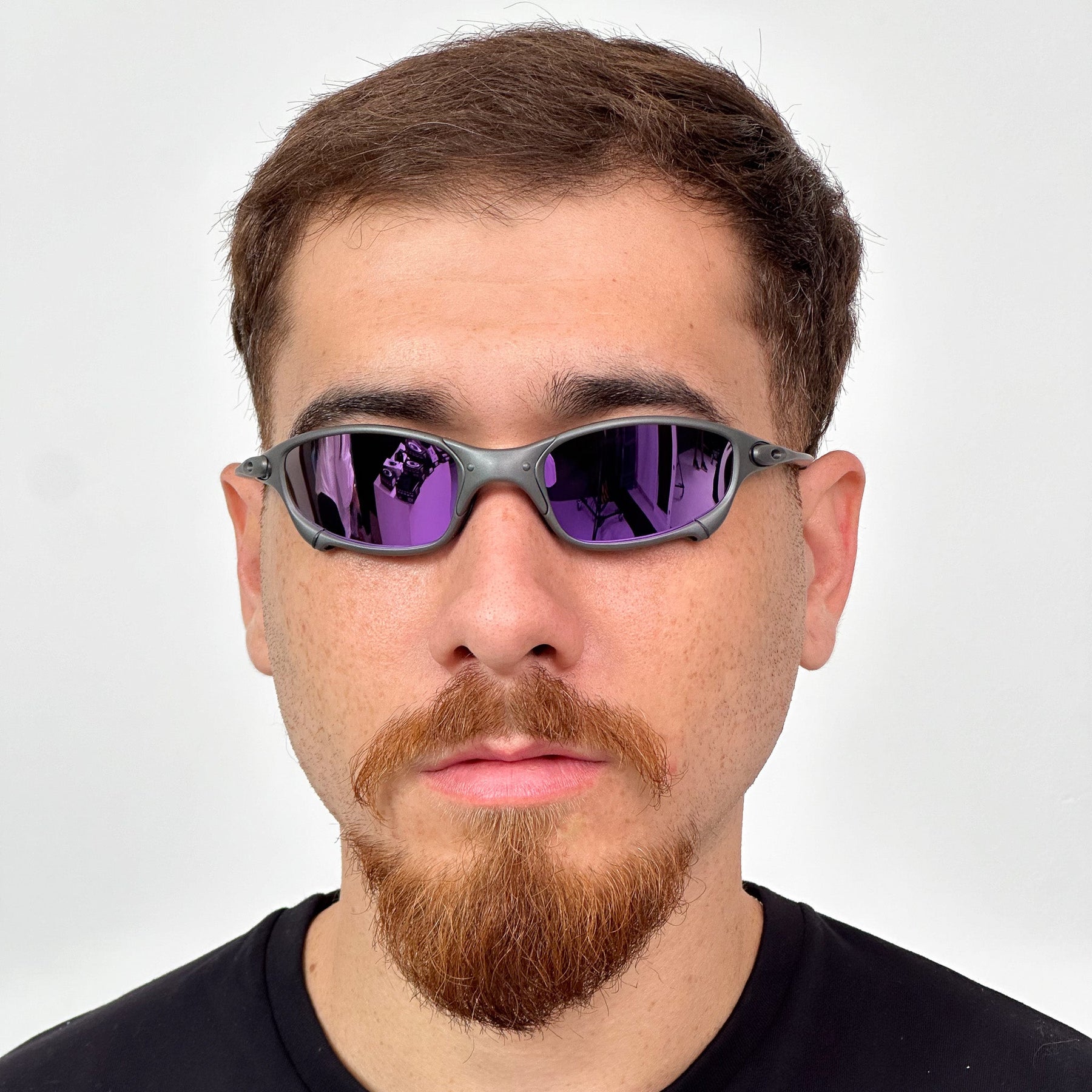 ÓCULOS DE SOL JULIET X METAL LENTE VERMELHO DARK RUBY