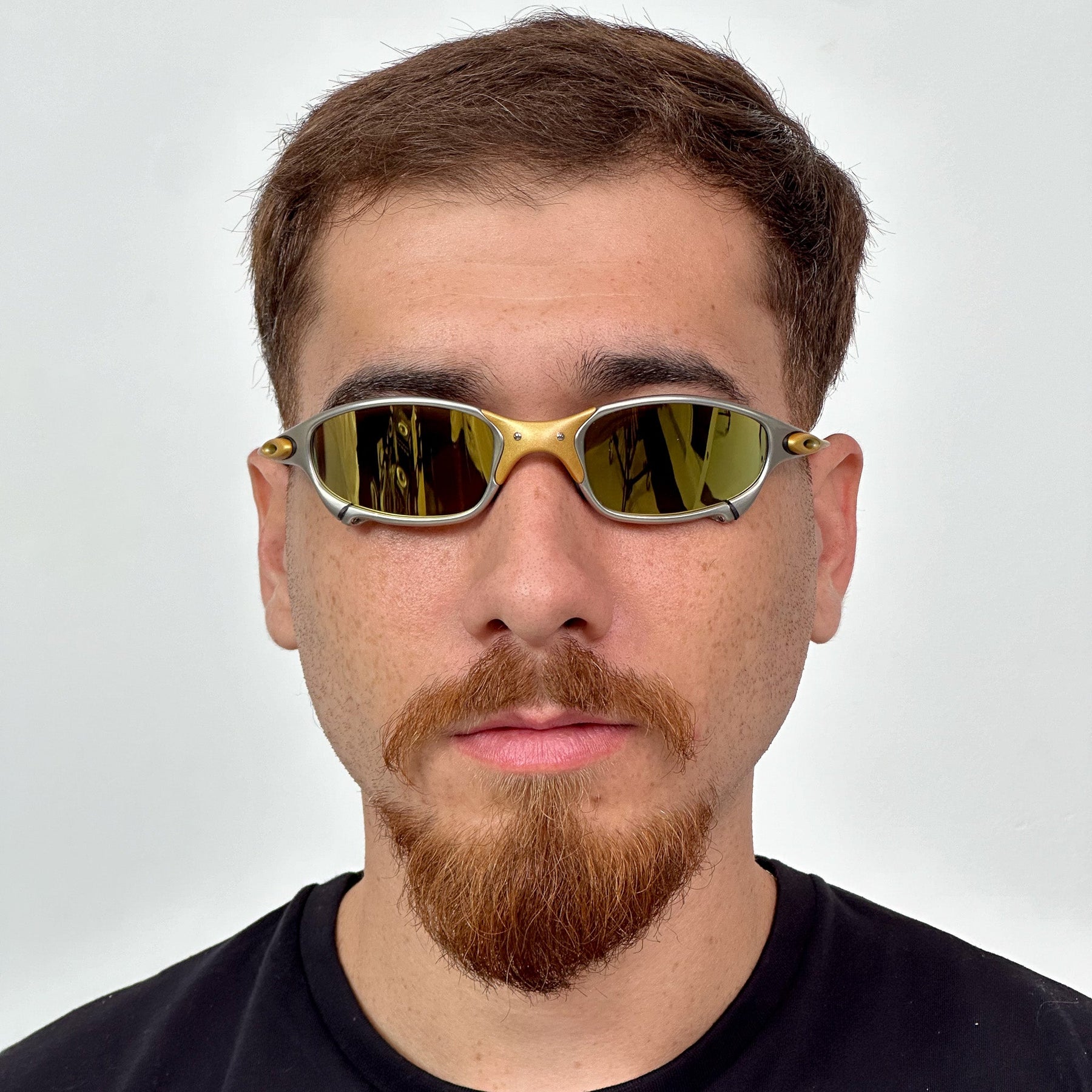 ÓCULOS DE SOL JULIET 24K BORRACHA PRETA