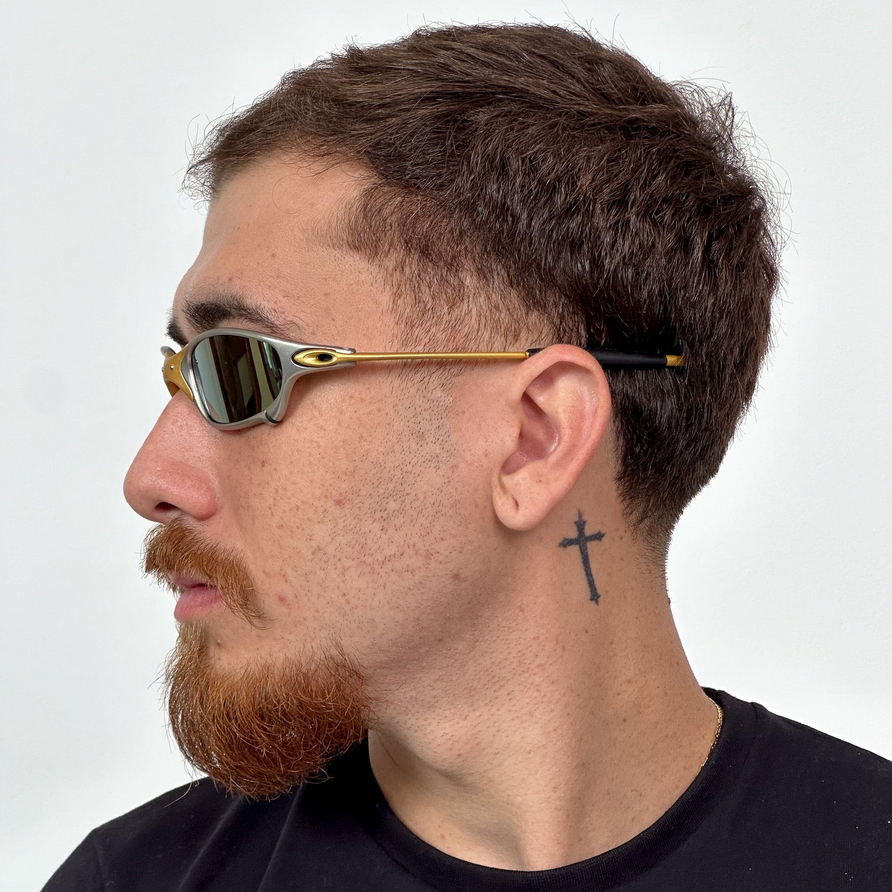 ÓCULOS DE SOL JULIET 24K BORRACHA PRETA