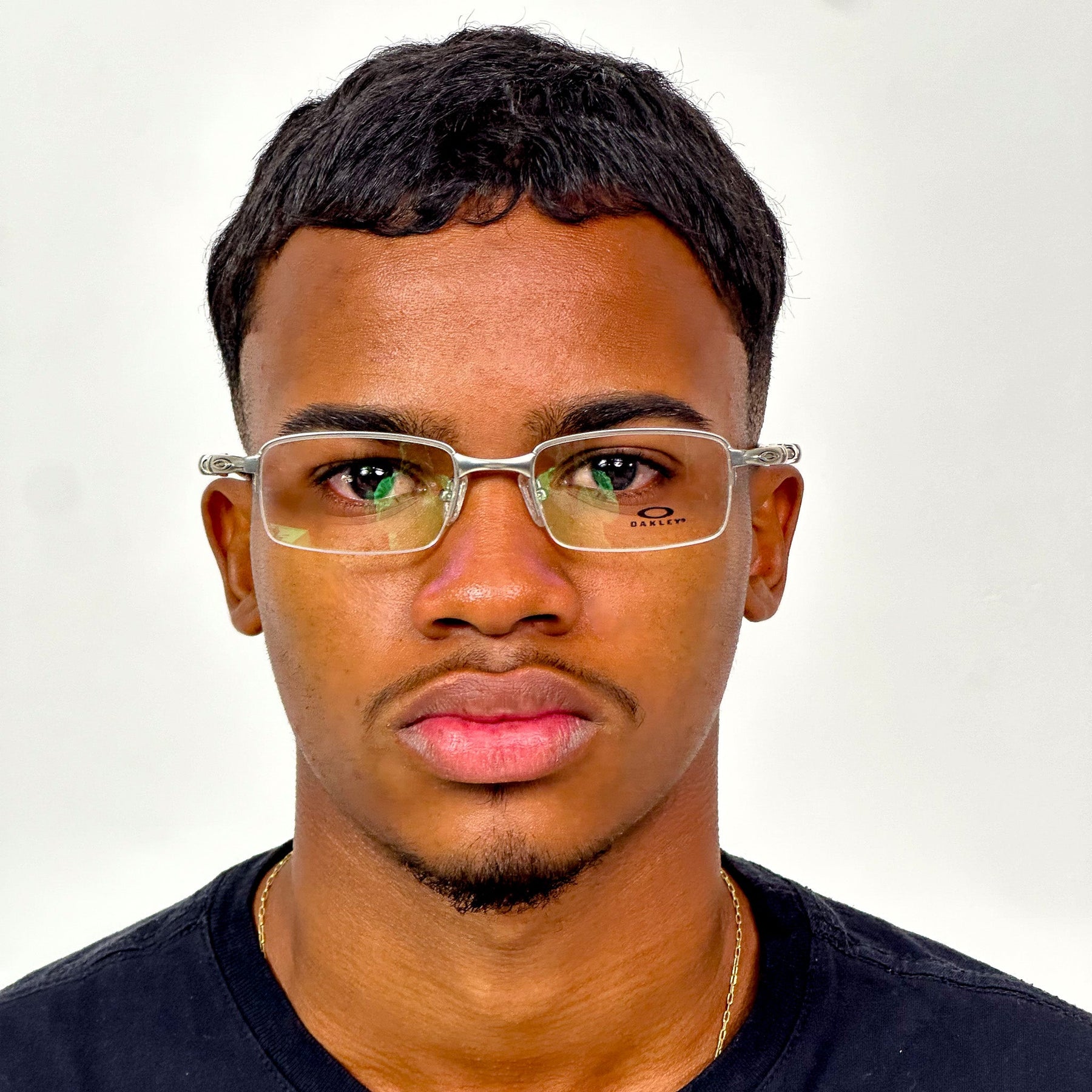 ÓCULOS DESCANSO MOLA PRATA BORRACHA BRANCA