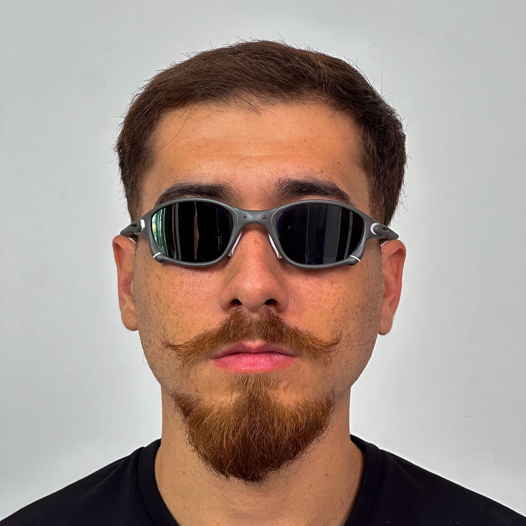 ÓCULOS DE SOL DOUBLE X X METAL LENTE LIQUID METAL BORRACHA BRANCA