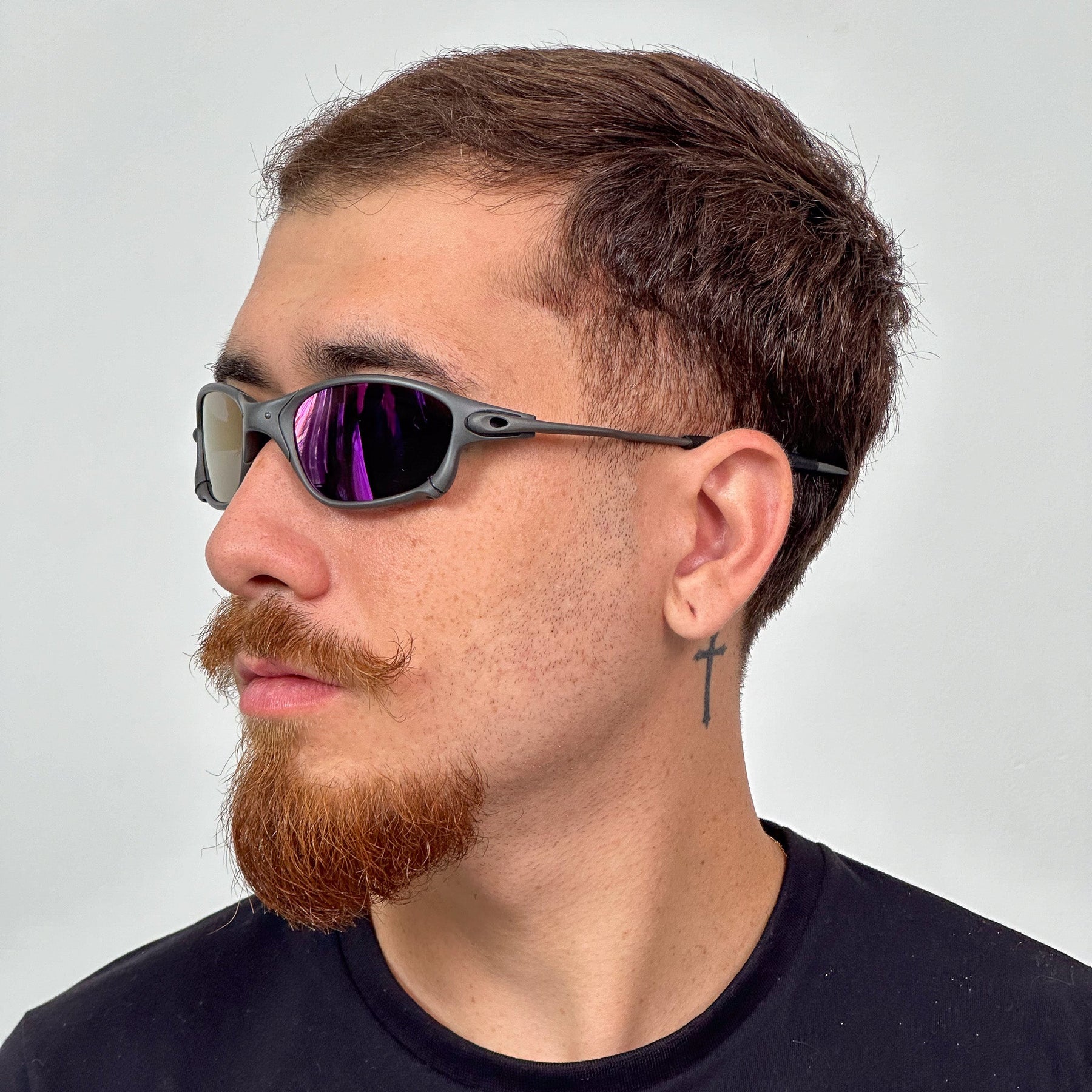 ÓCULOS DE SOL DOUBLE X X METAL LENTE TANZANITE