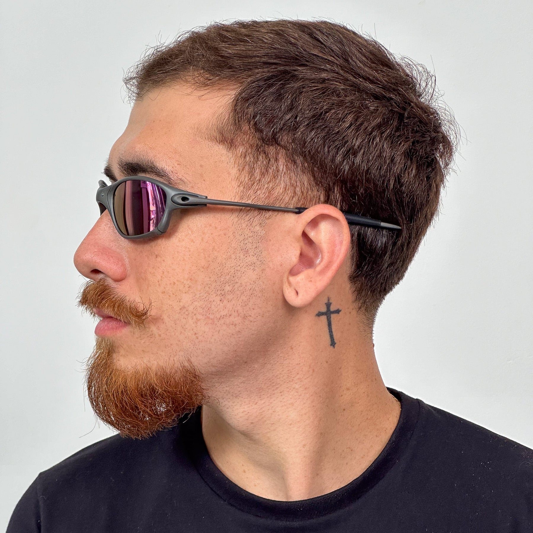 ÓCULOS DE SOL DOUBLE X X METAL LENTE AZUL ICE THUG