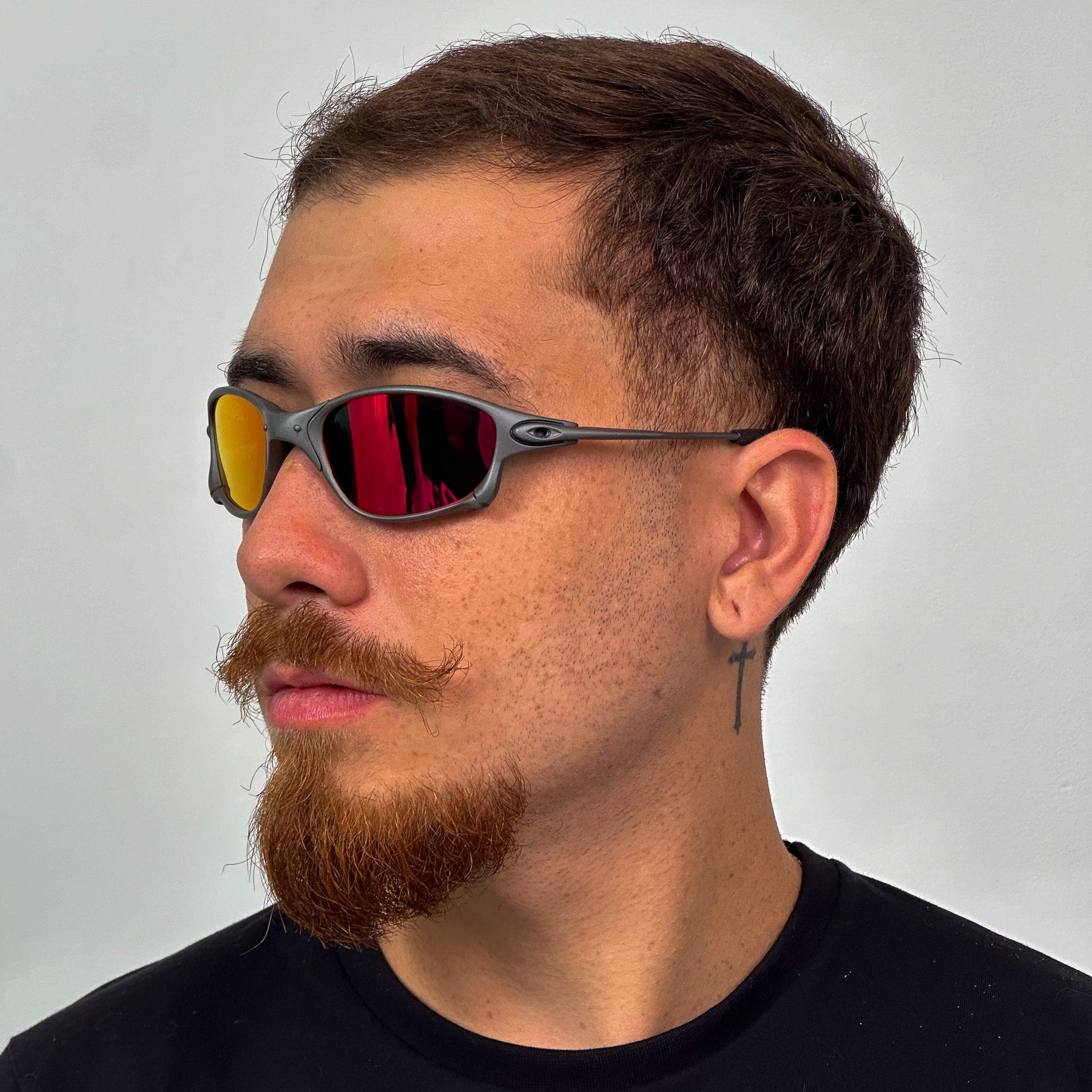 ÓCULOS DE SOL DOUBLE X X METAL LENTE PRETO