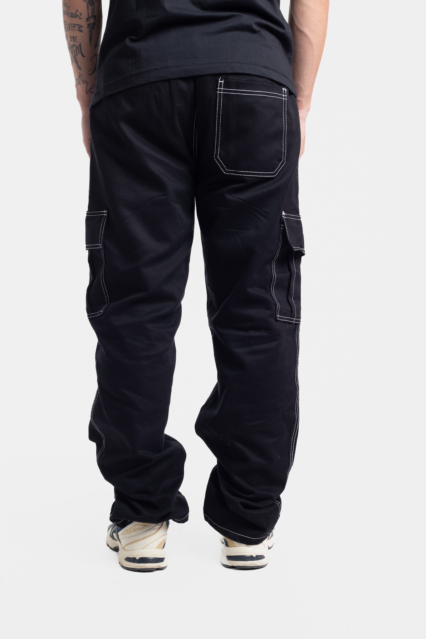 Calça Cargo Overcome Stroke Line Basic Preta