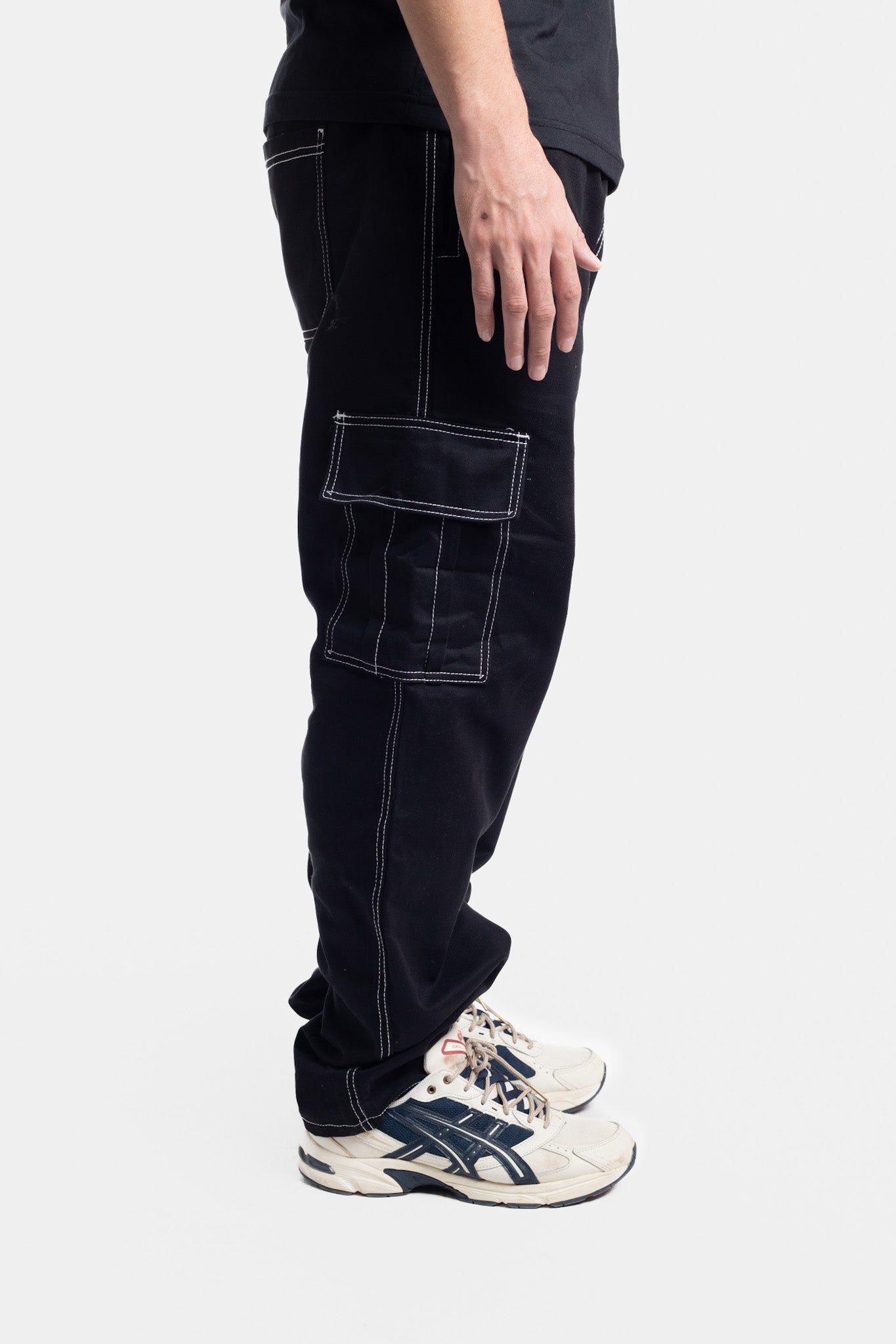 Calça Cargo Overcome Stroke Line Basic Preta