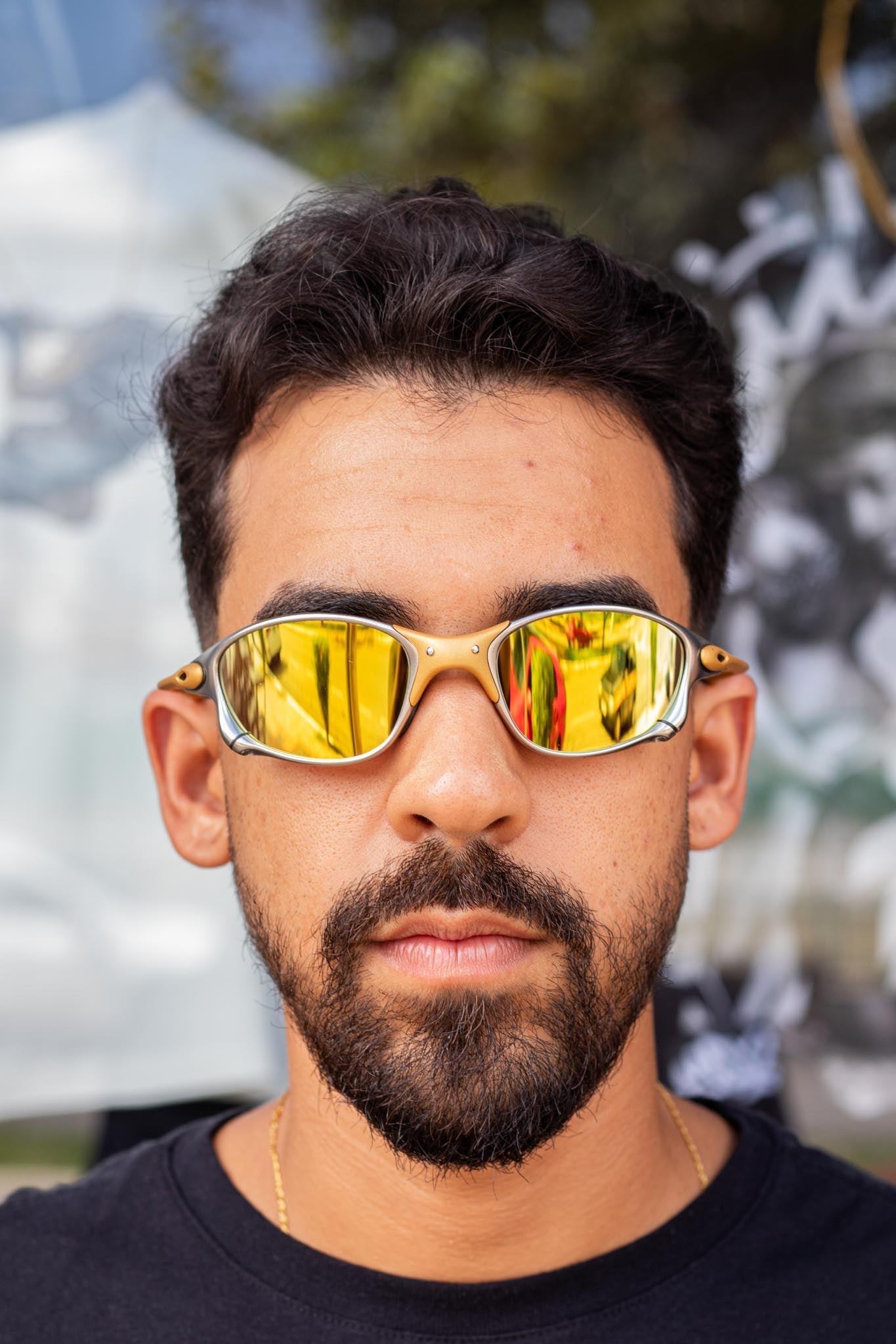 ÓCULOS DE SOL DOUBLE X 24K GOLD