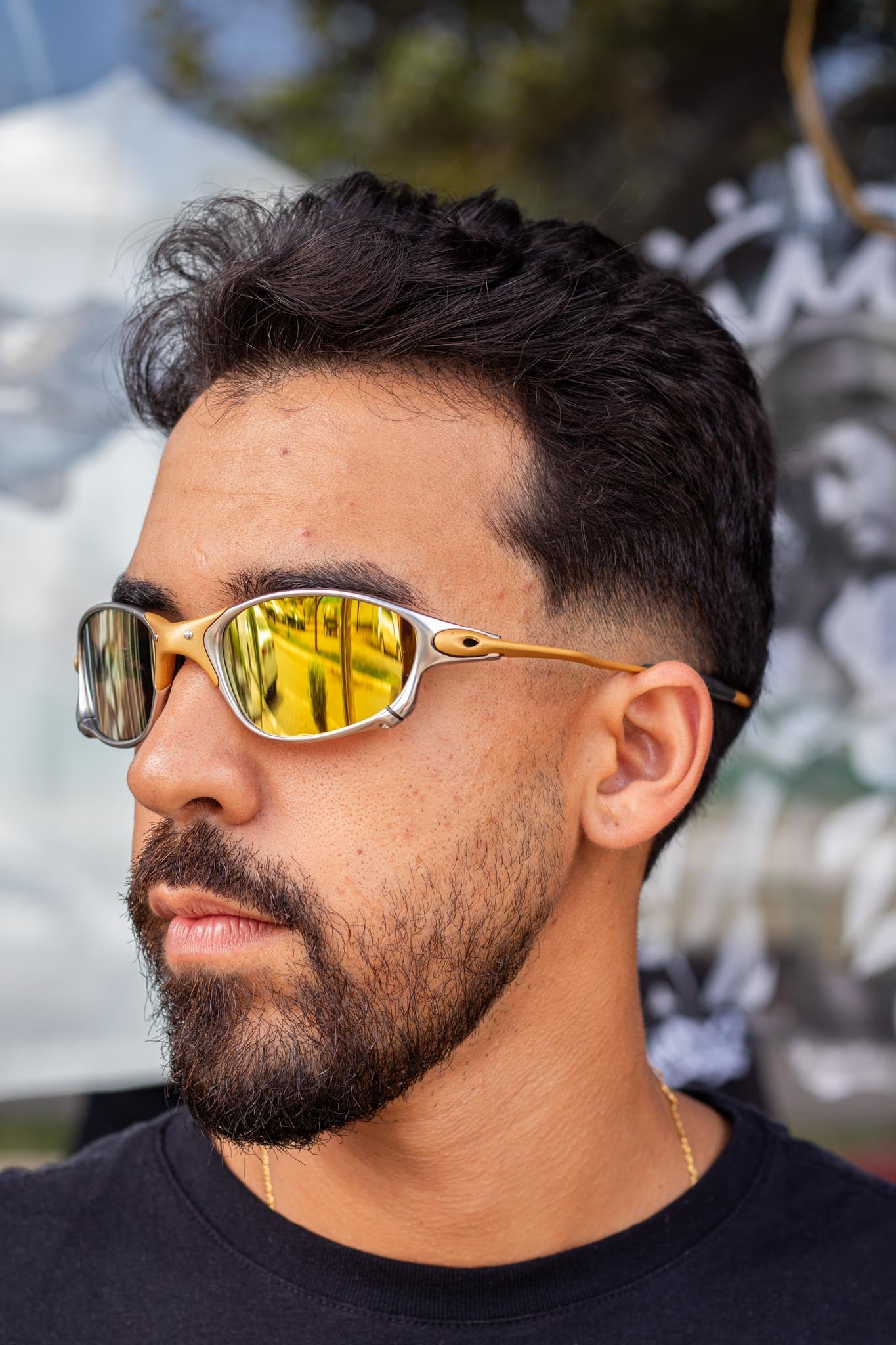 ÓCULOS DE SOL DOUBLE X 24K GOLD