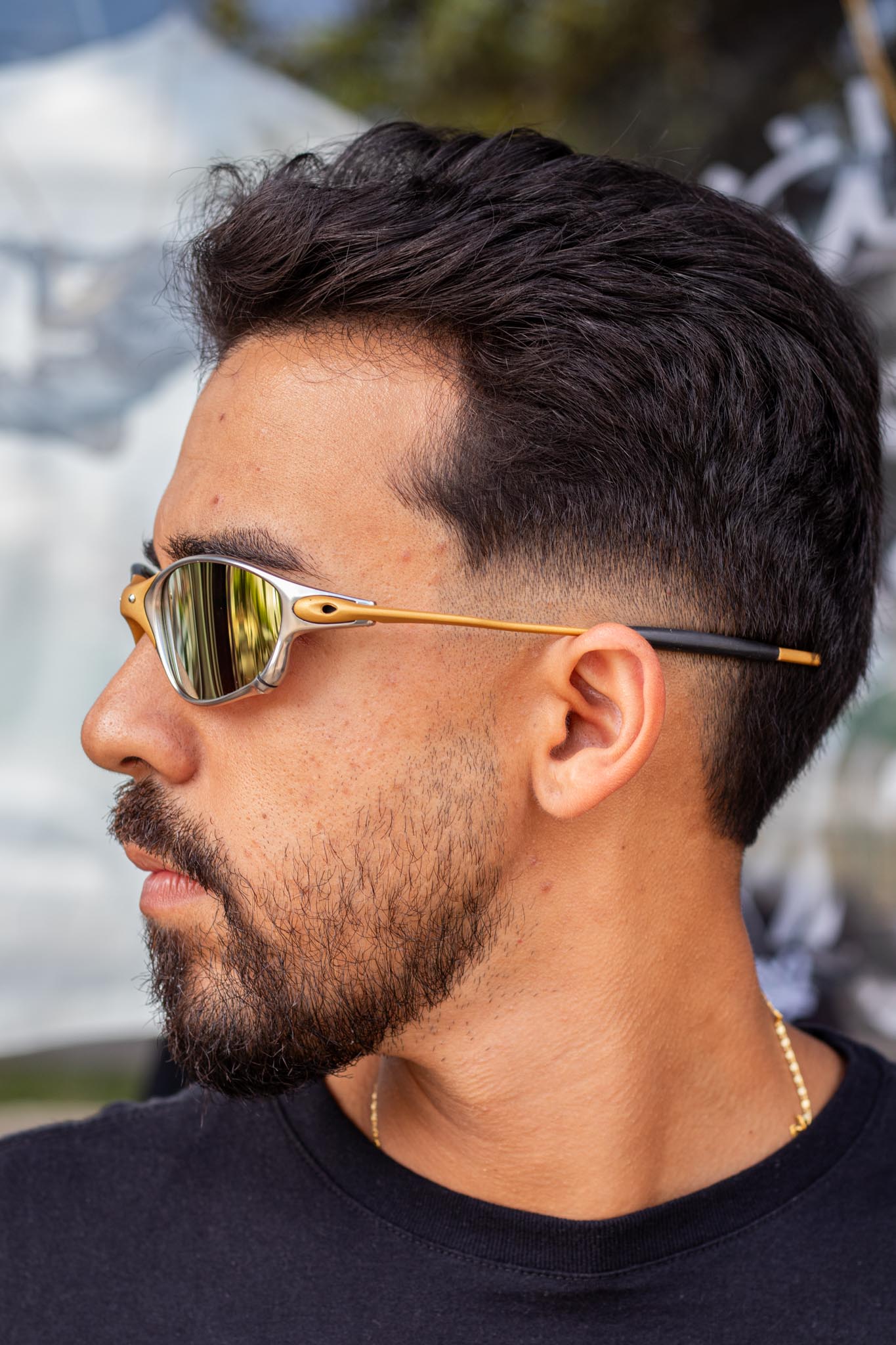 ÓCULOS DE SOL DOUBLE X 24K GOLD