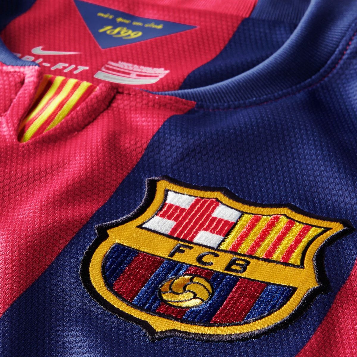 Camisa Barcelona - Retrô 2014/15 - NEYMAR JR #11 - Vermelha - Nike