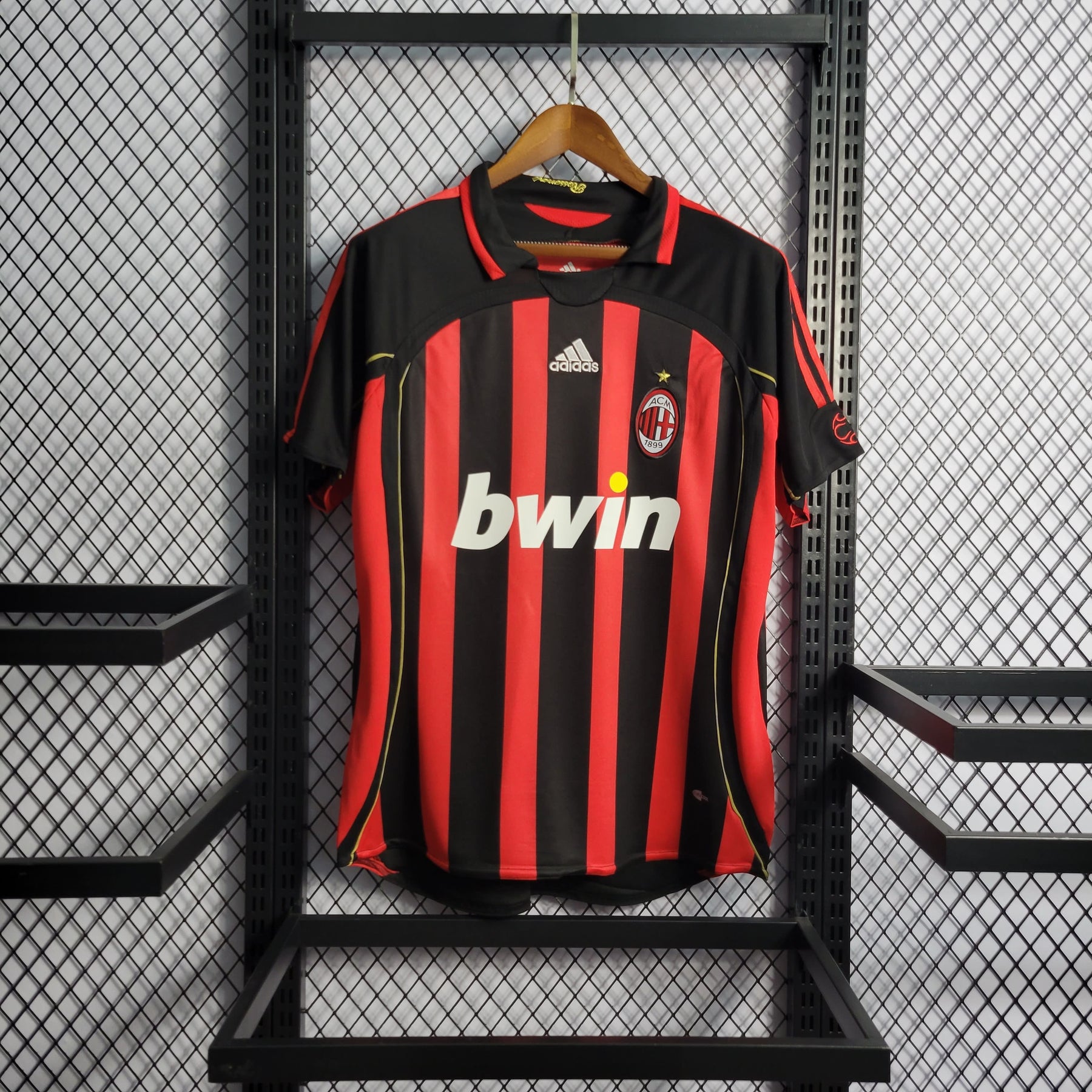 Camisa Milan Home (1) 2006/07 Adidas Retrô Masculina